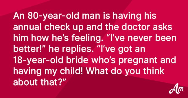 Joke: 80-Year-Old Man Visits the Doctor