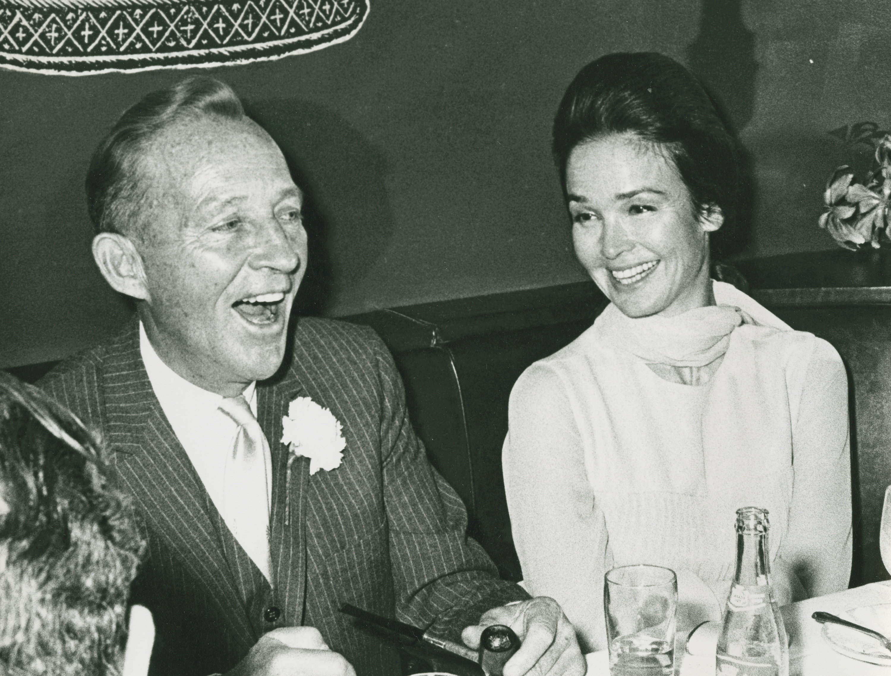 Bing Crosby and Kathryn Crosby attending 'Metropolitan Golf Writers Association National Awards Dinner' on February 17, 1969 at the Americana Hotel in New York City. | Source: Getty Images