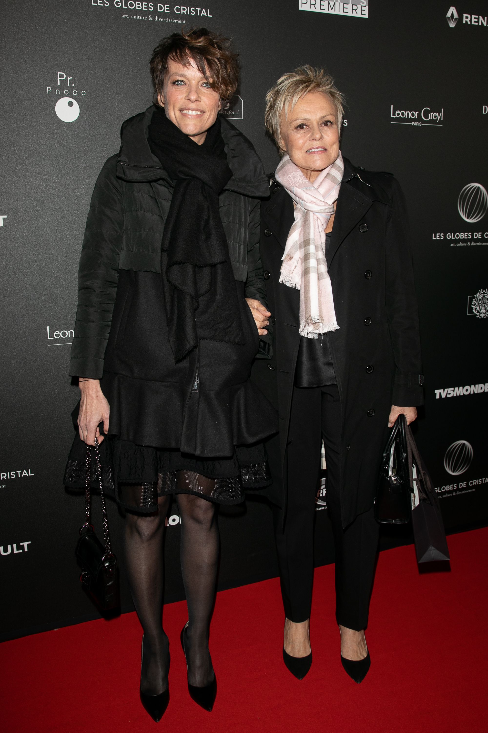 Anne Le Nen et Muriel Robin à la Salle Wagram le 04 février 2019 à Paris, France. | Photo : Getty Images