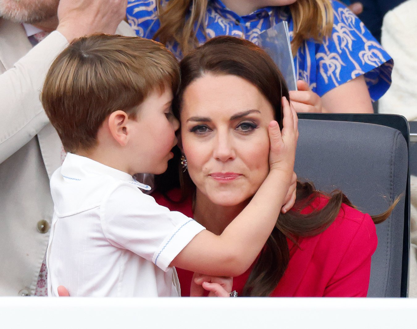 Prince Louis and Kate Middleton in London 2022. | Source: Getty Images 