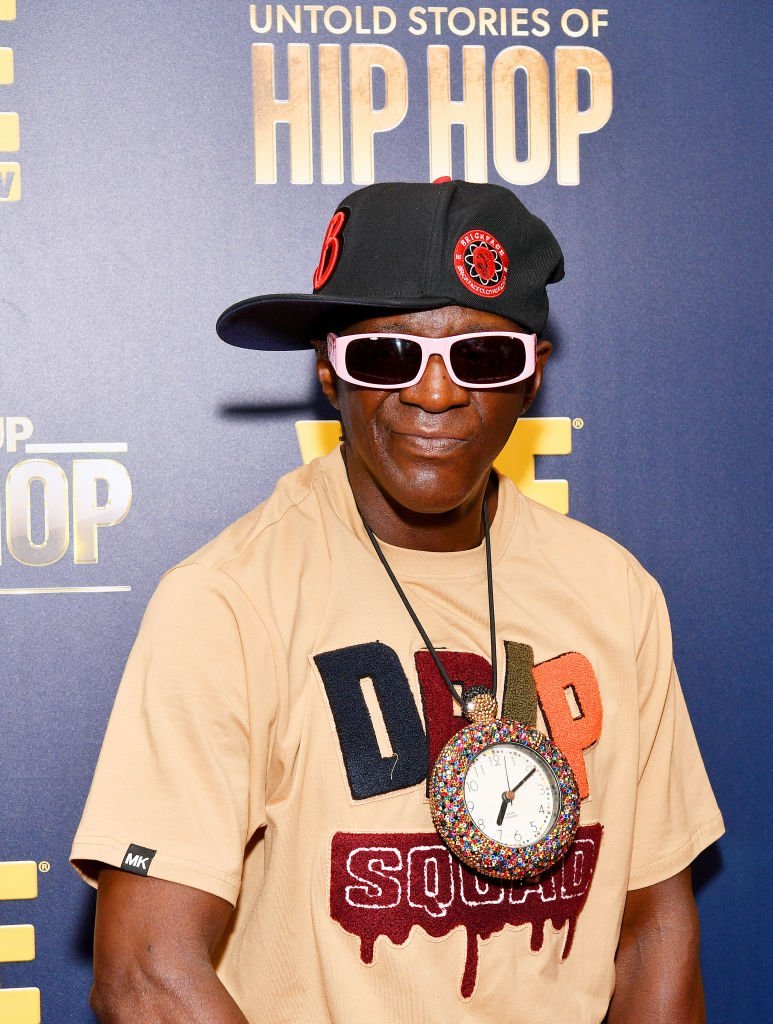 Flavor Flav at the WEtv celebration of "Growing Up Hip Hop New York" and "Untold Stories of Hip Hop" in August 2019. | Photo: Getty Images