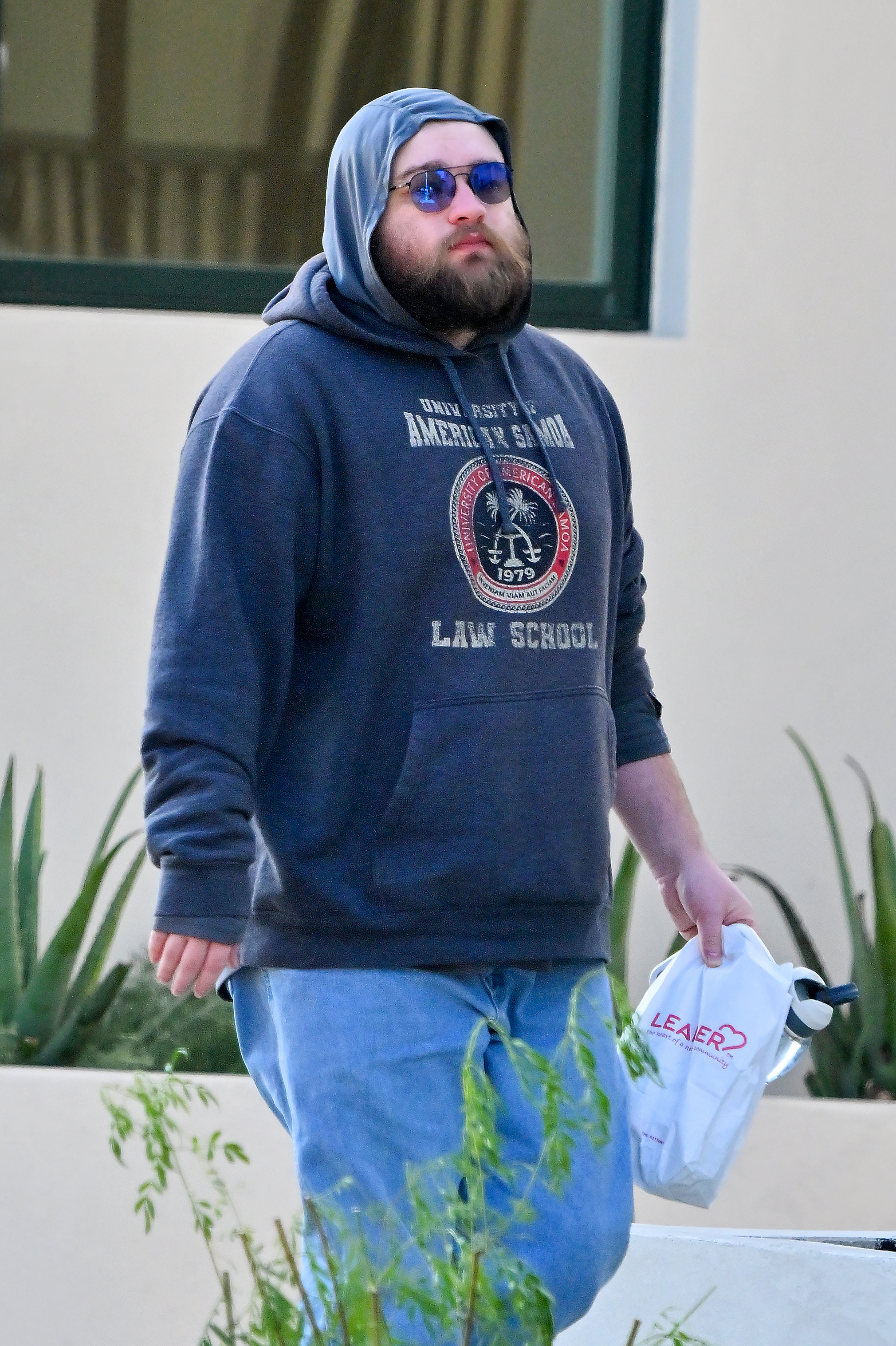 Angus T. Jones spotted on September 26, 2023, in Los Angeles, California. | Source: Getty Images