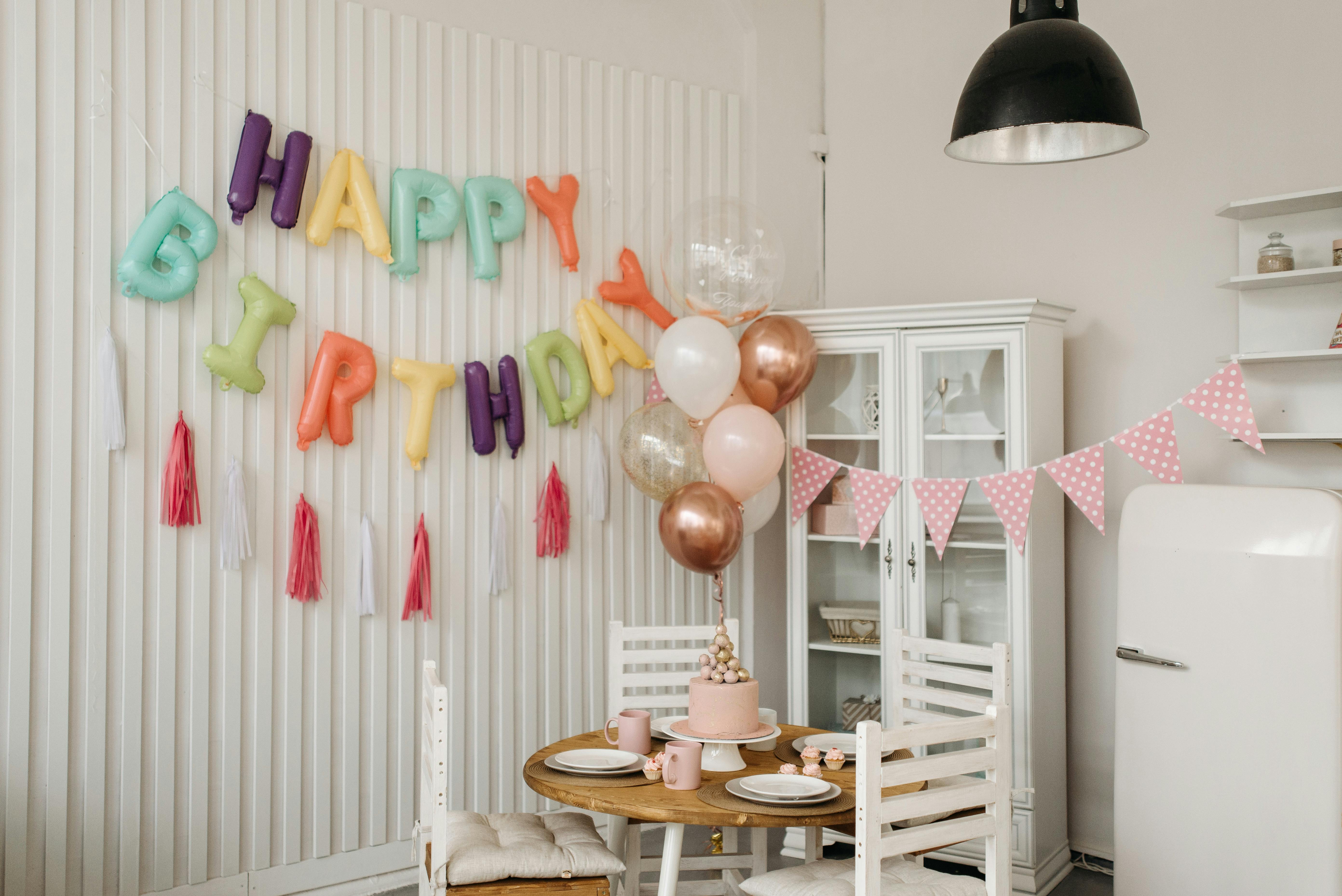 Birthday decorations | Source: Pexels