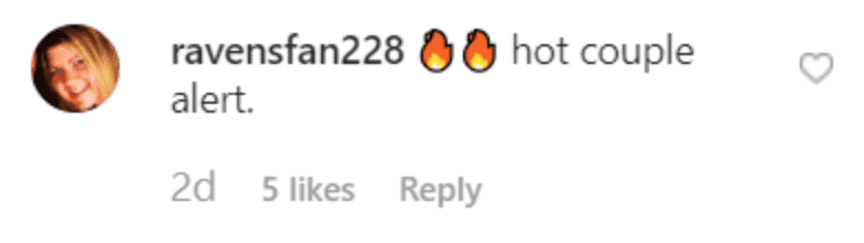 Fan's comment on Donnie Wahlberg's Instagram post. | Source: Instagram/DonnieWahlberg