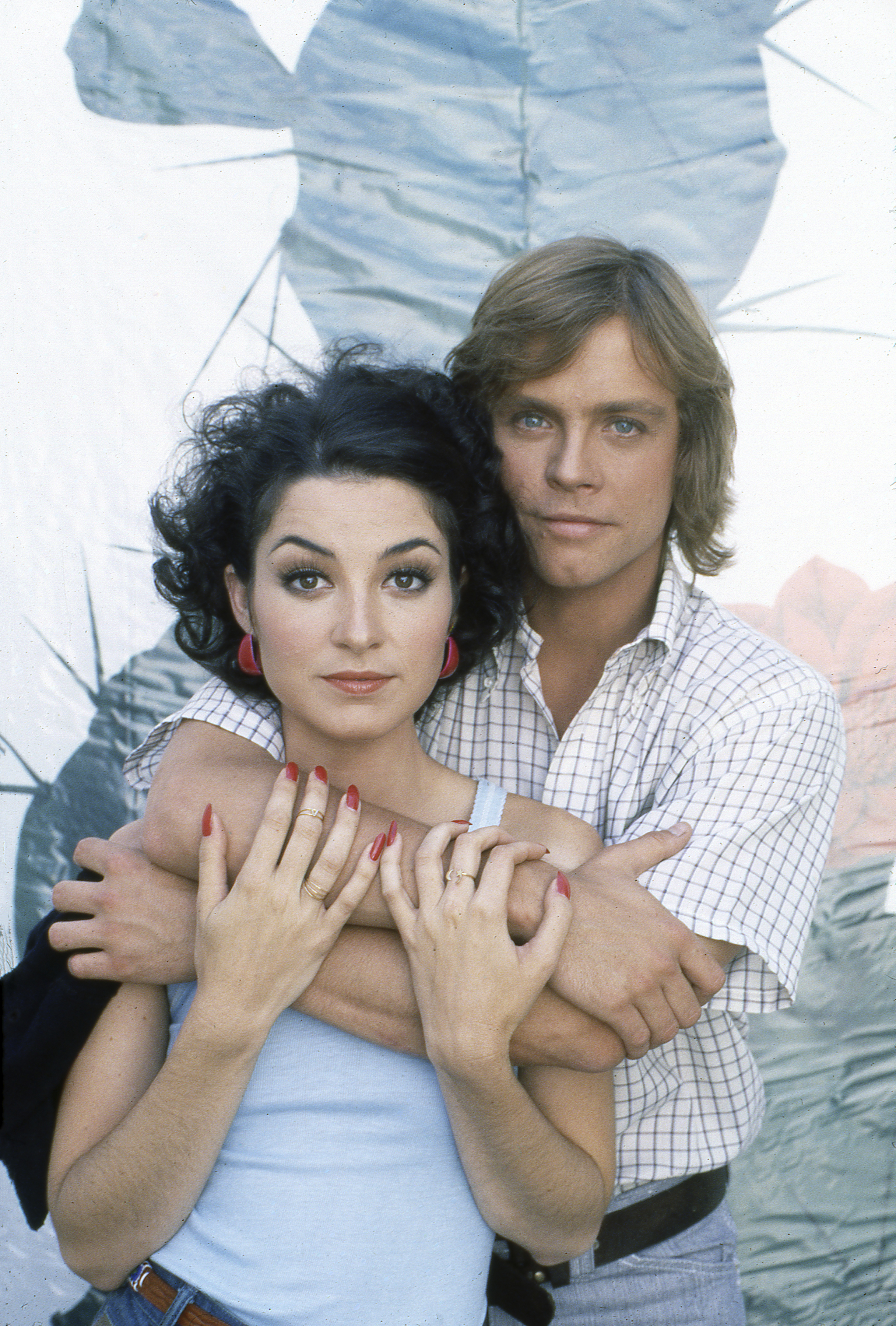 Mark Hamill and Annie Potts on the set of "Corvette Summer" in 1978 | Source: Getty Images