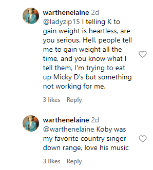 Fans' comment dated October 20, 2023 | Source: Instagram.com/tobykeith/