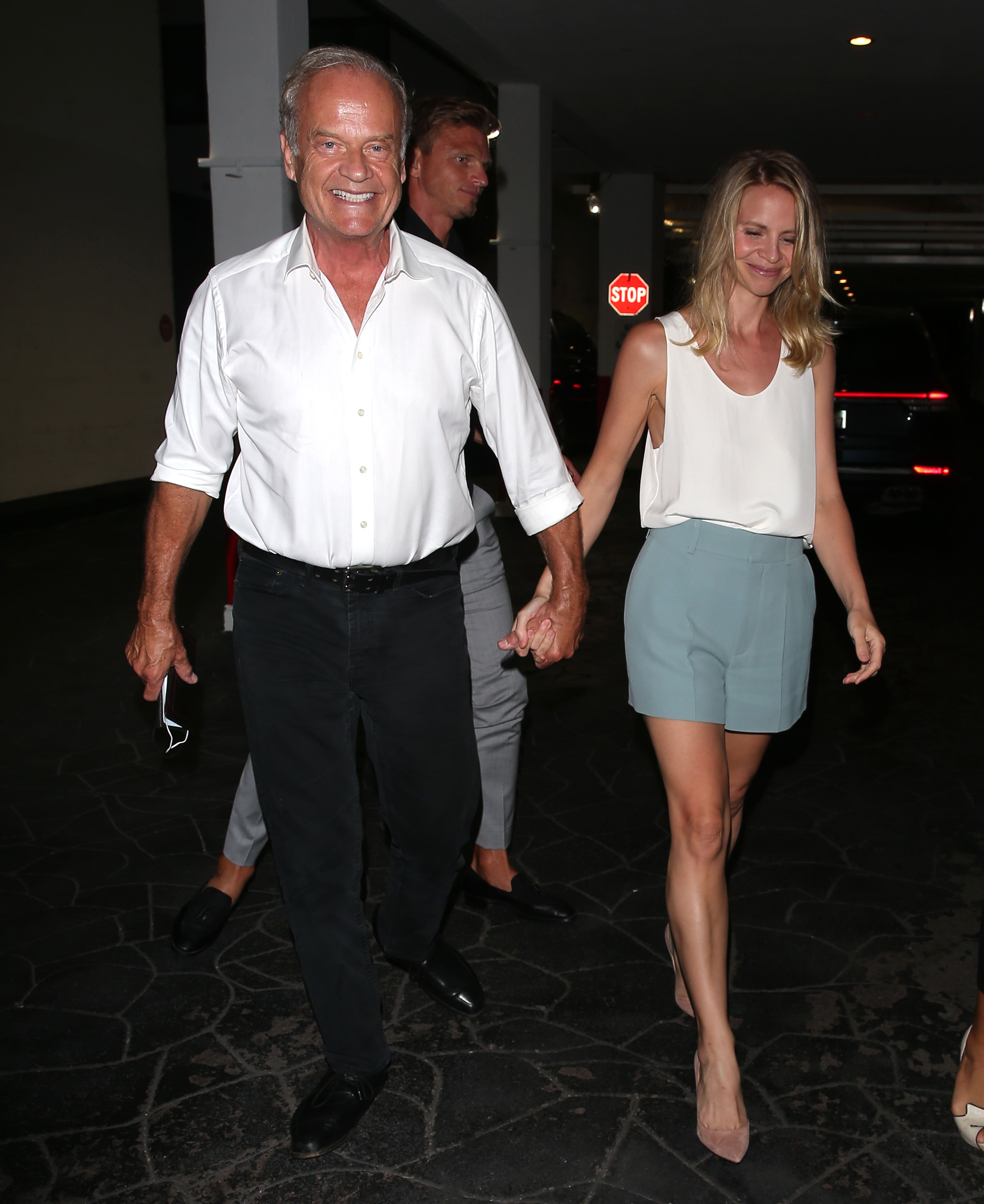 Kelsey Grammer and Kate Walsh is seen on September 08, 2021 in Los Angeles, California. | Source: Getty Images