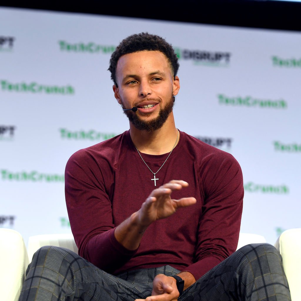  Founder Stephen Curry speaks onstage during TechCrunch Disrupt San Francisco 2019 at Moscone Convention Center | Photo: Getty Images