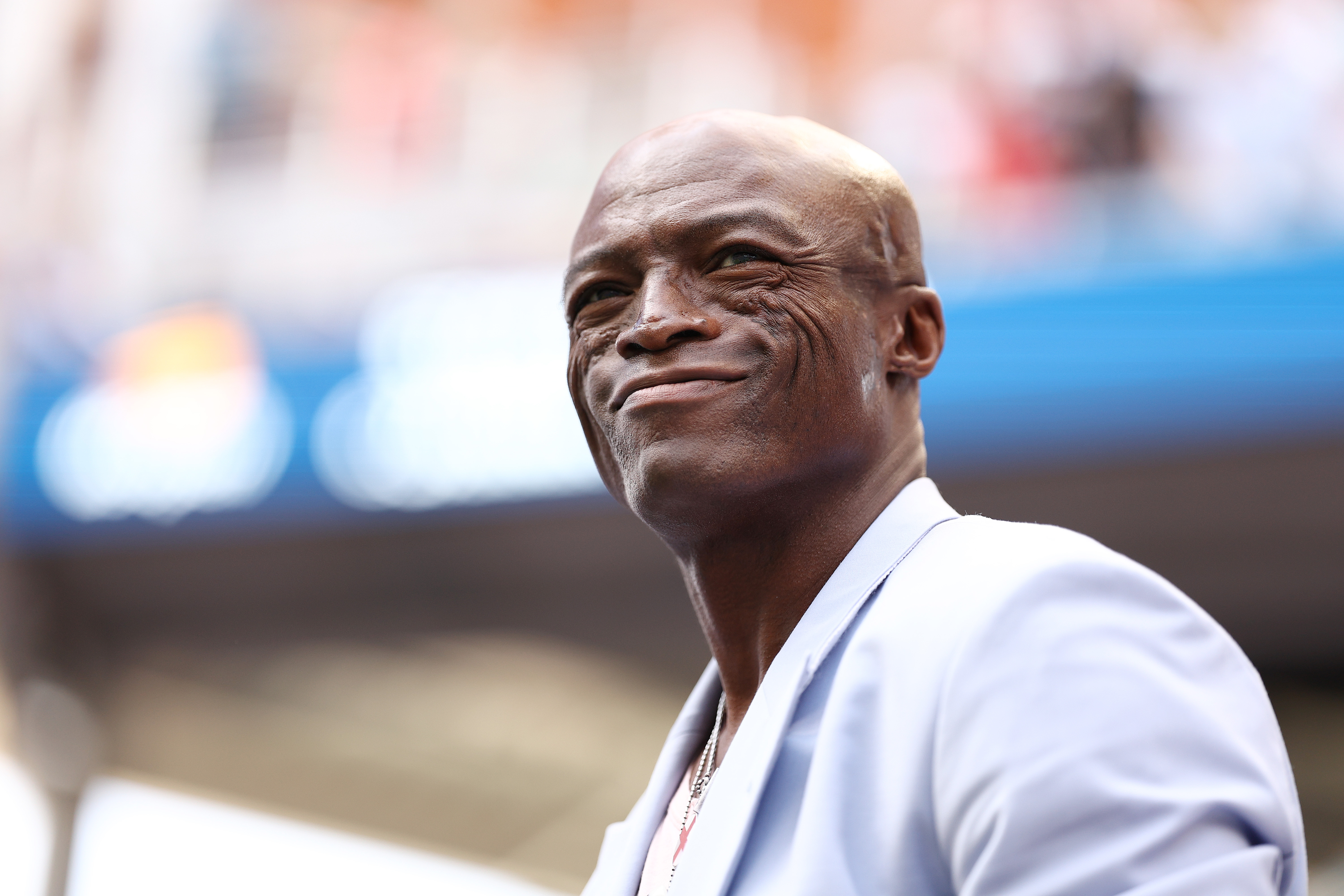 Seal attends the Men's Singles Third Round match on Day Six of the 2023 US Open at the USTA Billie Jean King National Tennis Center on September 02, 2023 in New York City | Source: Getty Images