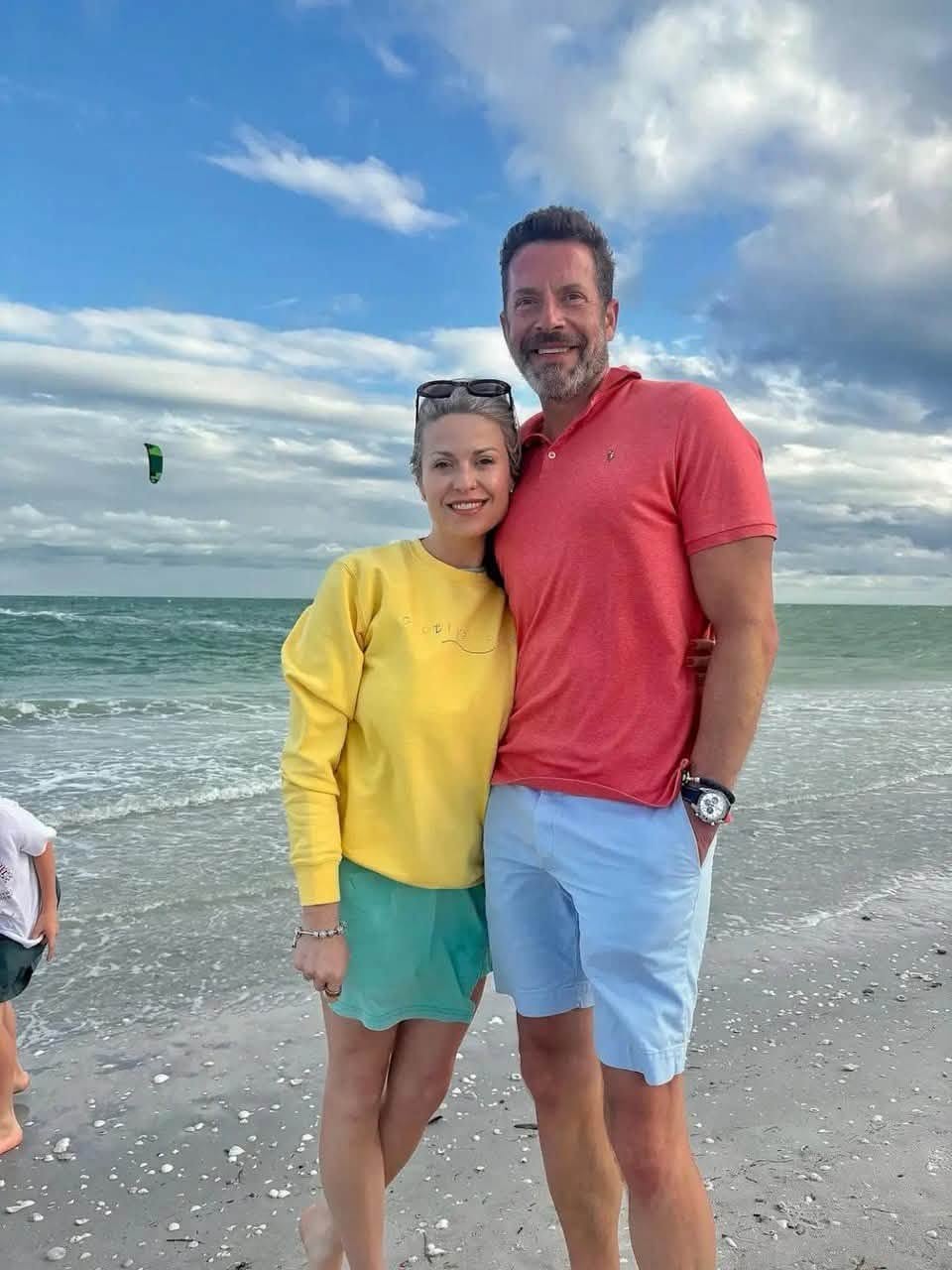 Kristopher and Amanda “Mandy” Karolkiewicz at the beach, in a photo posted on July 29, 2026. | Source: Facebook/Steph’s Case Files