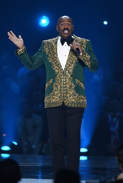  Steve Harvey at the 2019 MISS UNIVERSE competition airing LIVE on Sunday, Dec. 8. | Photo: Getty Images