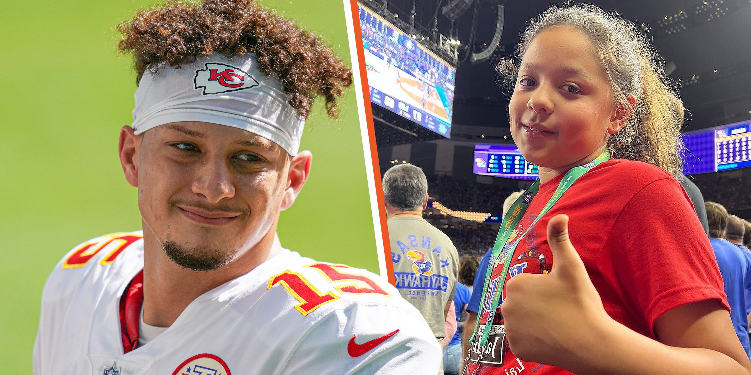 Patrick Mahomes and Mia Randall | Source: Getty Images | instagram.com/miabliss15