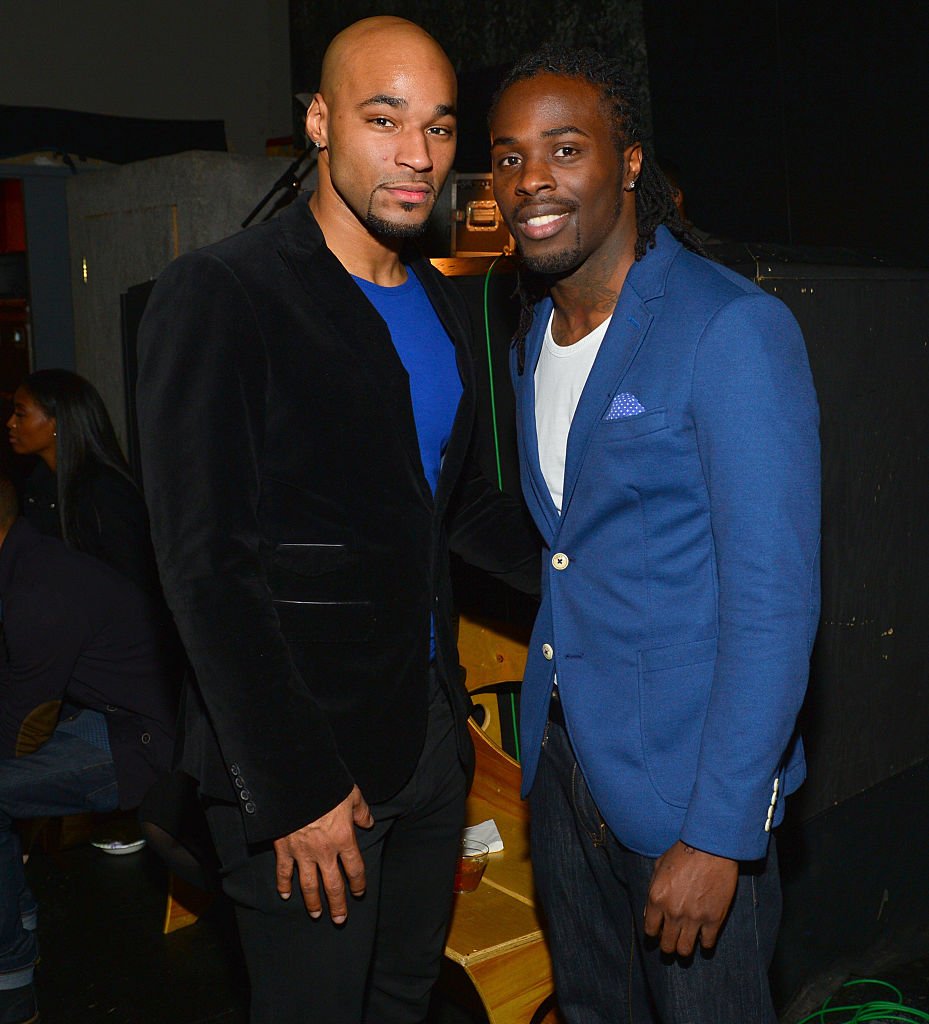Kordale Lewis and Kaleb Lewis attend the Flex and Shanice private dinner at TreeSound Studio in 2015 | Photo: Getty Images