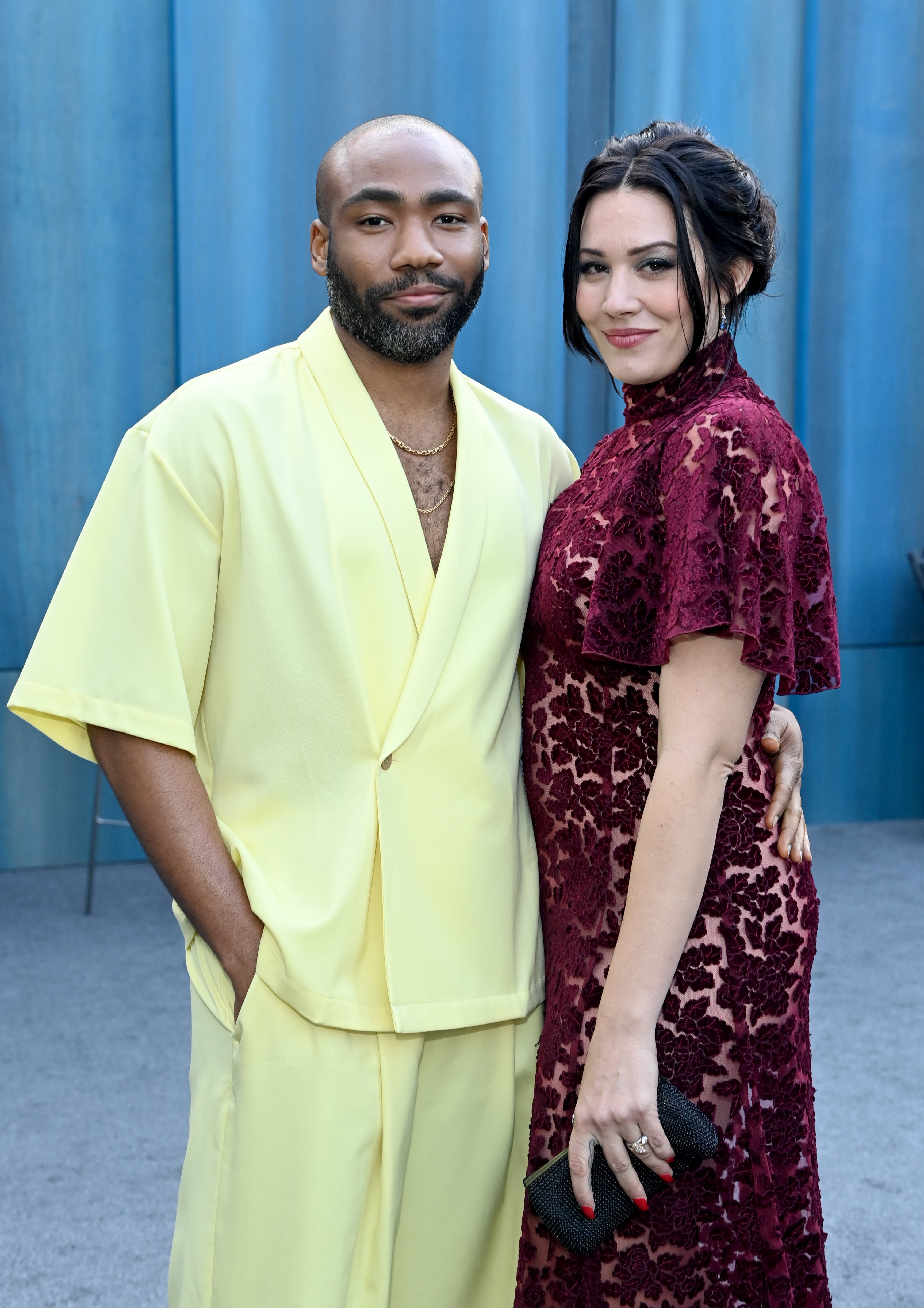 Donald Glover and Michelle White at Wallis Annenberg Center for the Performing Arts on March 27, 2022, in Beverly Hills, California. I Source: Getty Images