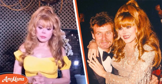 Photo of entertainer Charo at an event. [Left] | Charo in a photo with her late husband Kjell Rasten. [Right] | Photo: Getty Images Instagram/officialcharo
