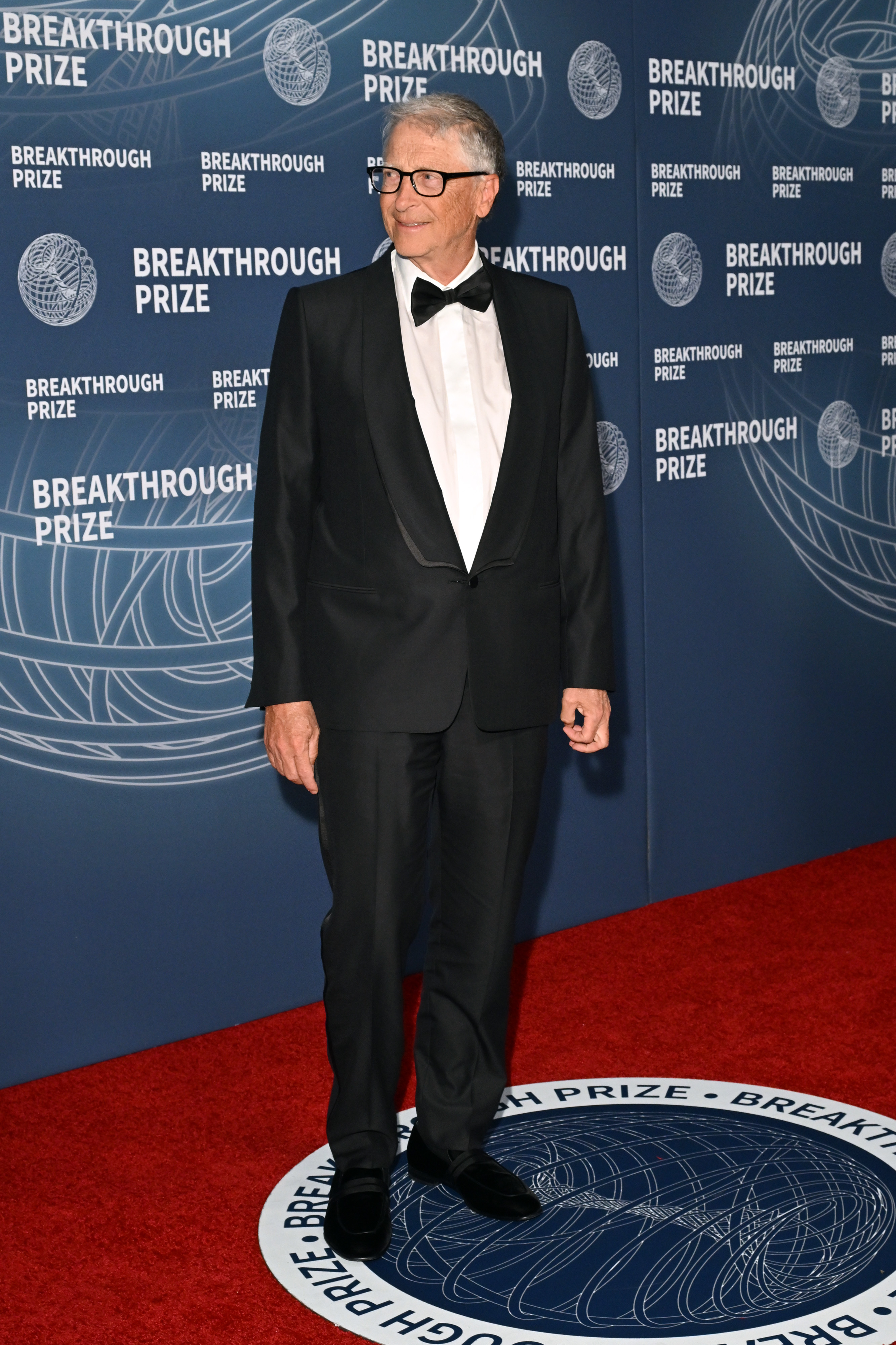 Bill Gates attends the 11th Breakthrough Prize Ceremony at Barker Hangar on April 5, 2025 in Santa Monica, California | Source: Getty Images