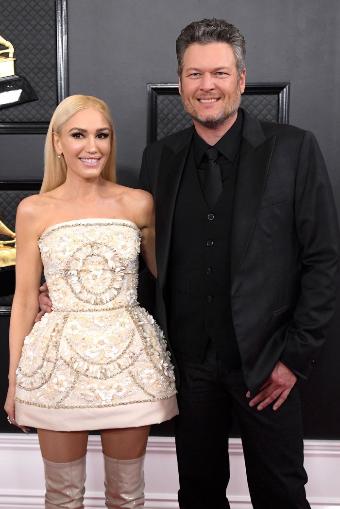 Gwen Stefani and Blake Shelton at Staples Center on January 26, 2020 in Los Angeles, California. | Source: Getty Images