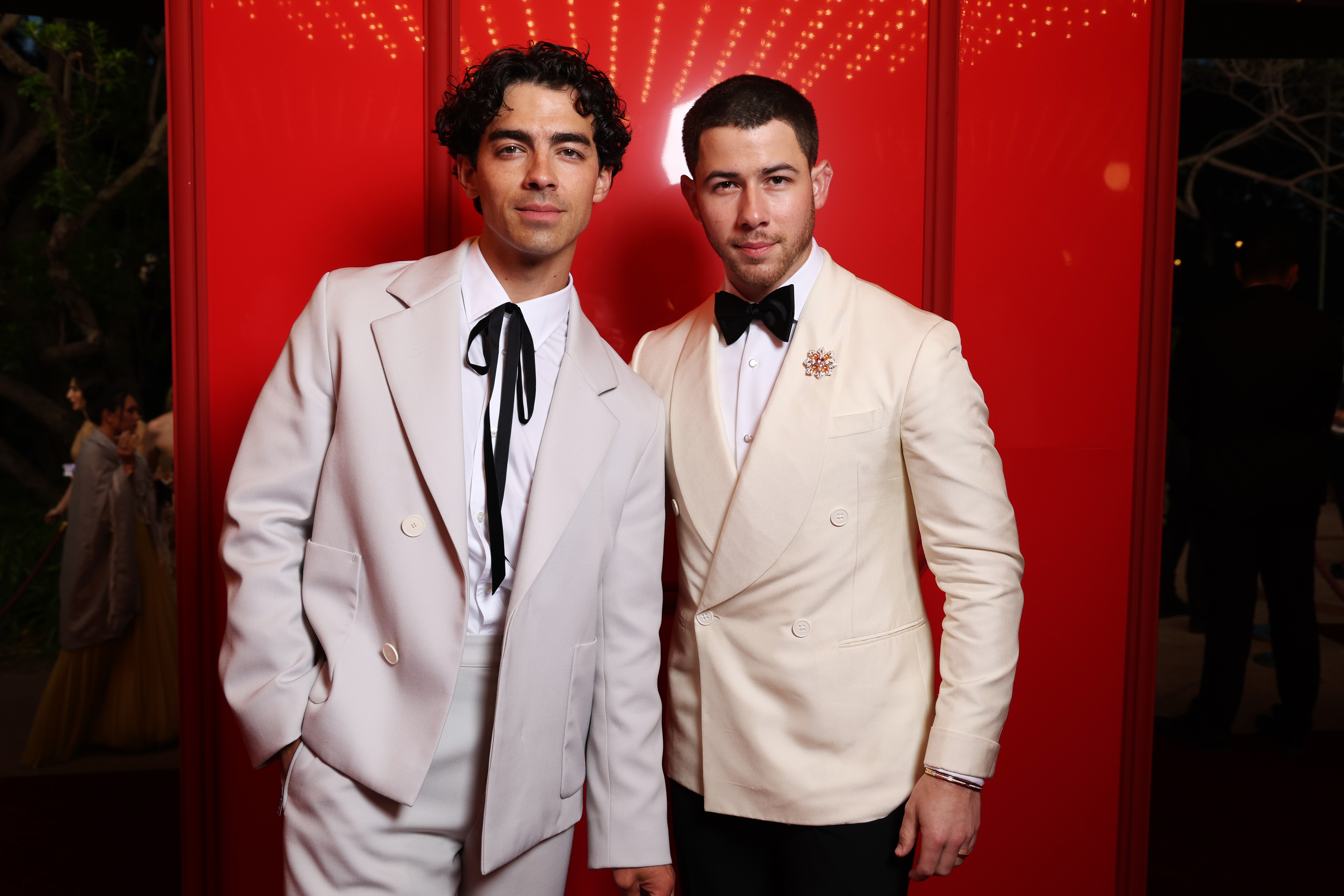 Joe Jonas and Nick Jonas attend the amfAR Cannes Gala 30th edition on May 23, 2024, in Cap d'Antibes, France. | Source: Getty Images