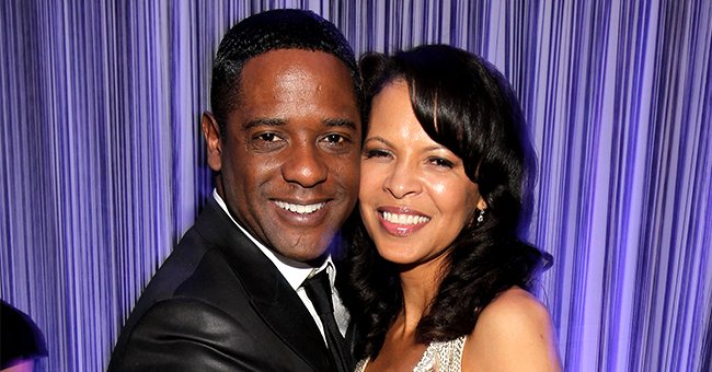 Blair Underwood and Desiree DaCosta at The Beverly Hilton hotel on January 16, 2011 | Photo: Getty Images