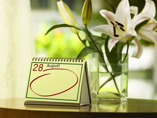 28 de agosto marcado en el calendario. | Fuente: Shutterstock 28 de agosto marcado en el calendario. | Fuente: Shutterstock