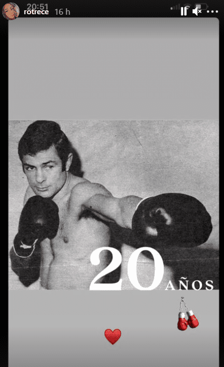 Pedro Carrasco posando antes de una pelea. | Foto: Captura de Instagram/rotrece.