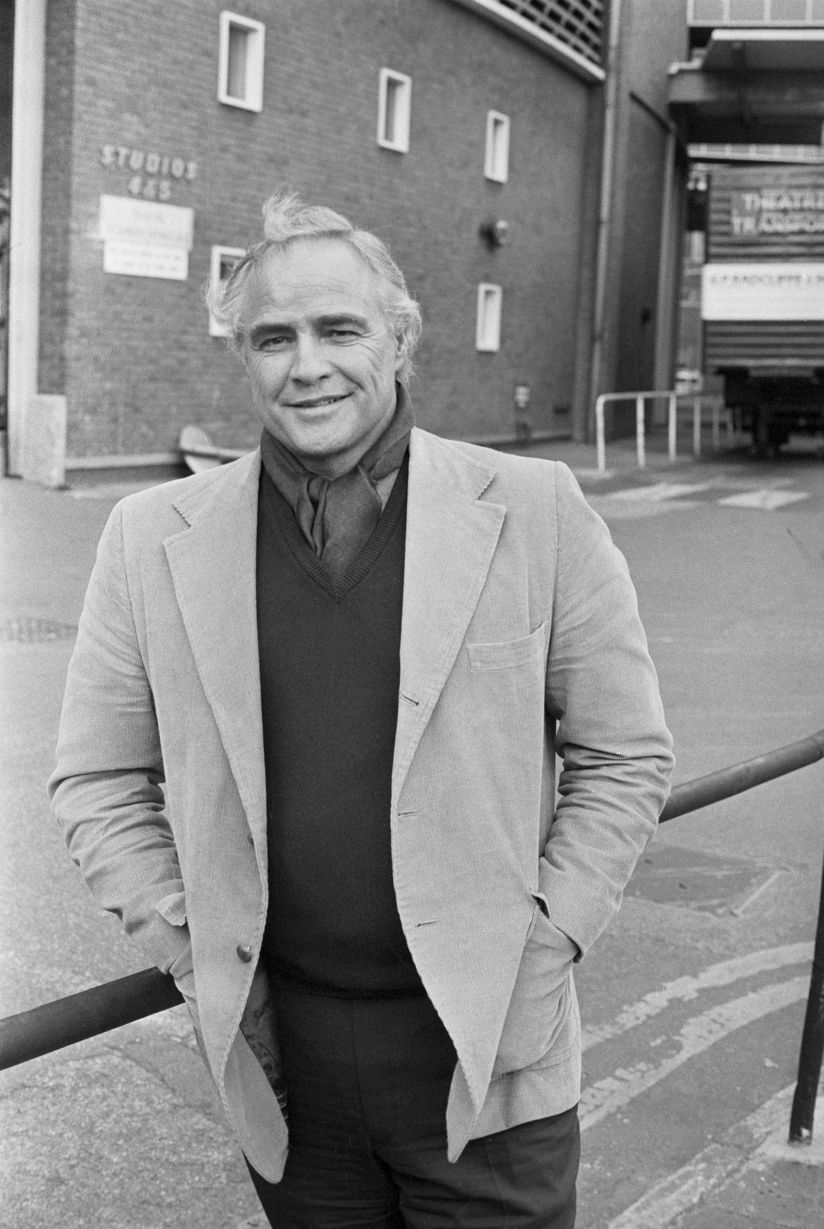 Marlon Brando seen during the filming of "Superman," circa 1978 | Source: Getty Images