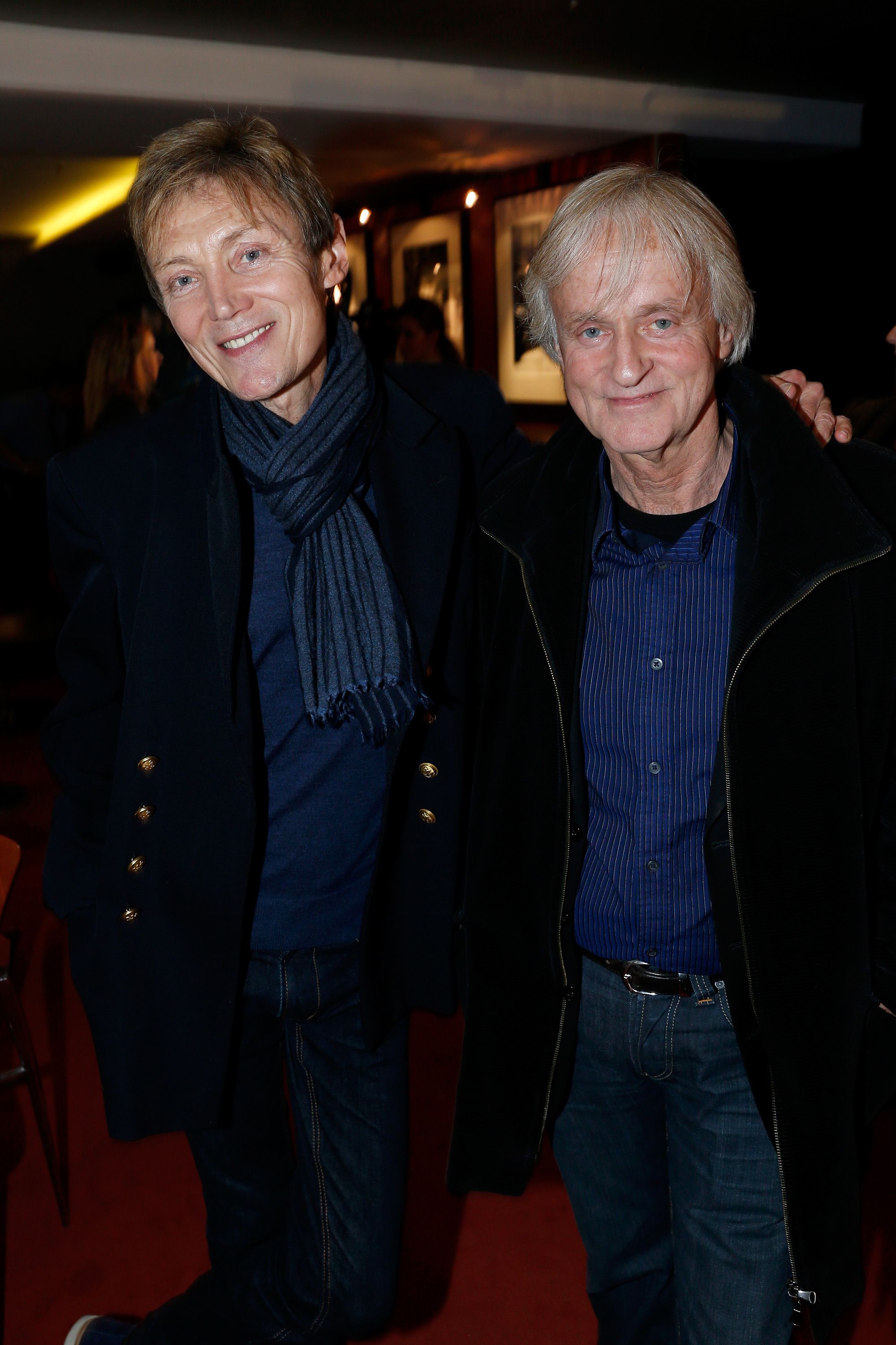 Le chanteur Dave et son compagnon Patrick Loiseau | Photo : Getty Images.