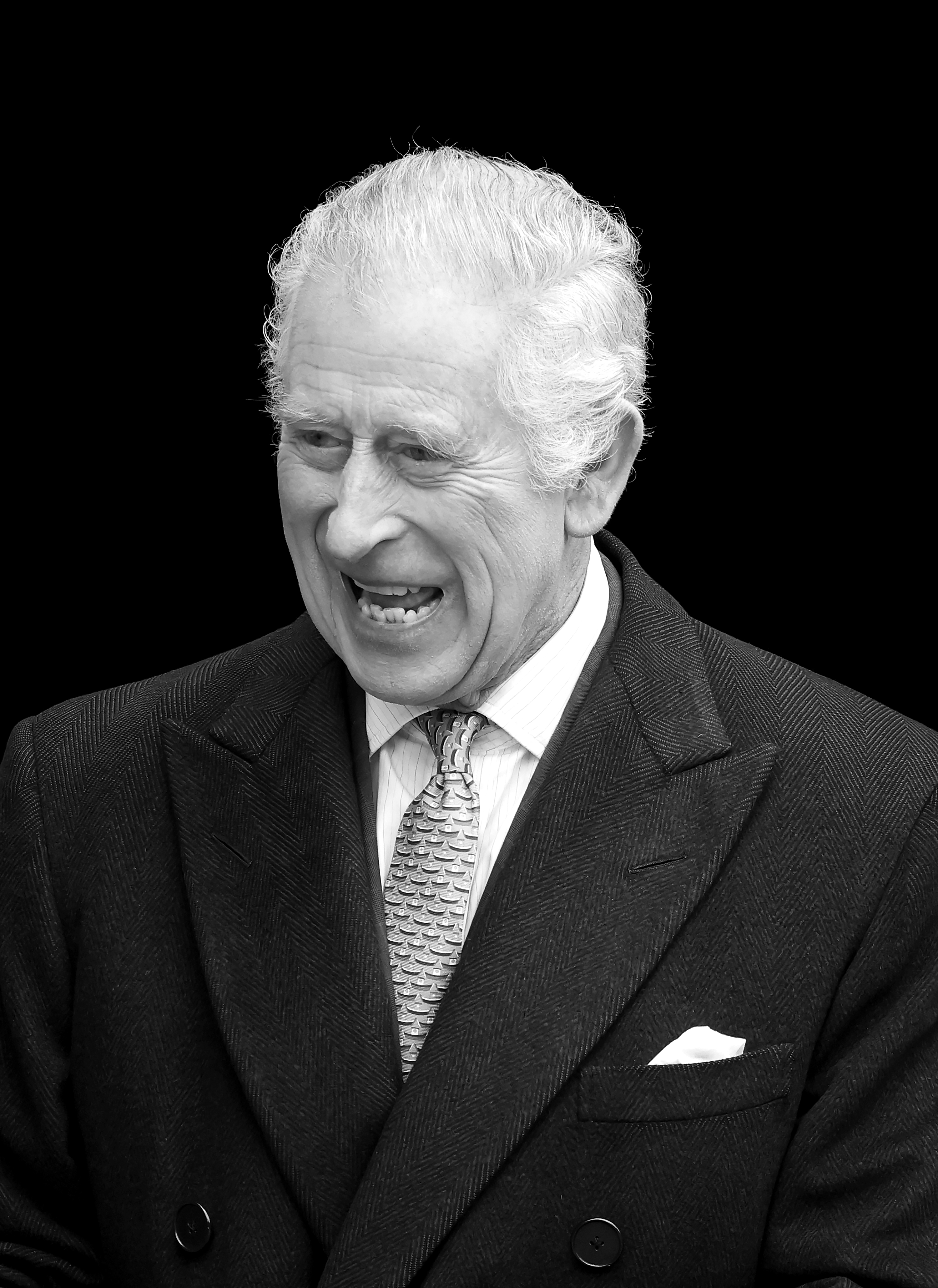 King Charles appearing smiling as he arrives for the Easter Mattins Service at Windsor Castle on March 31, 2024 | Source: Getty Images