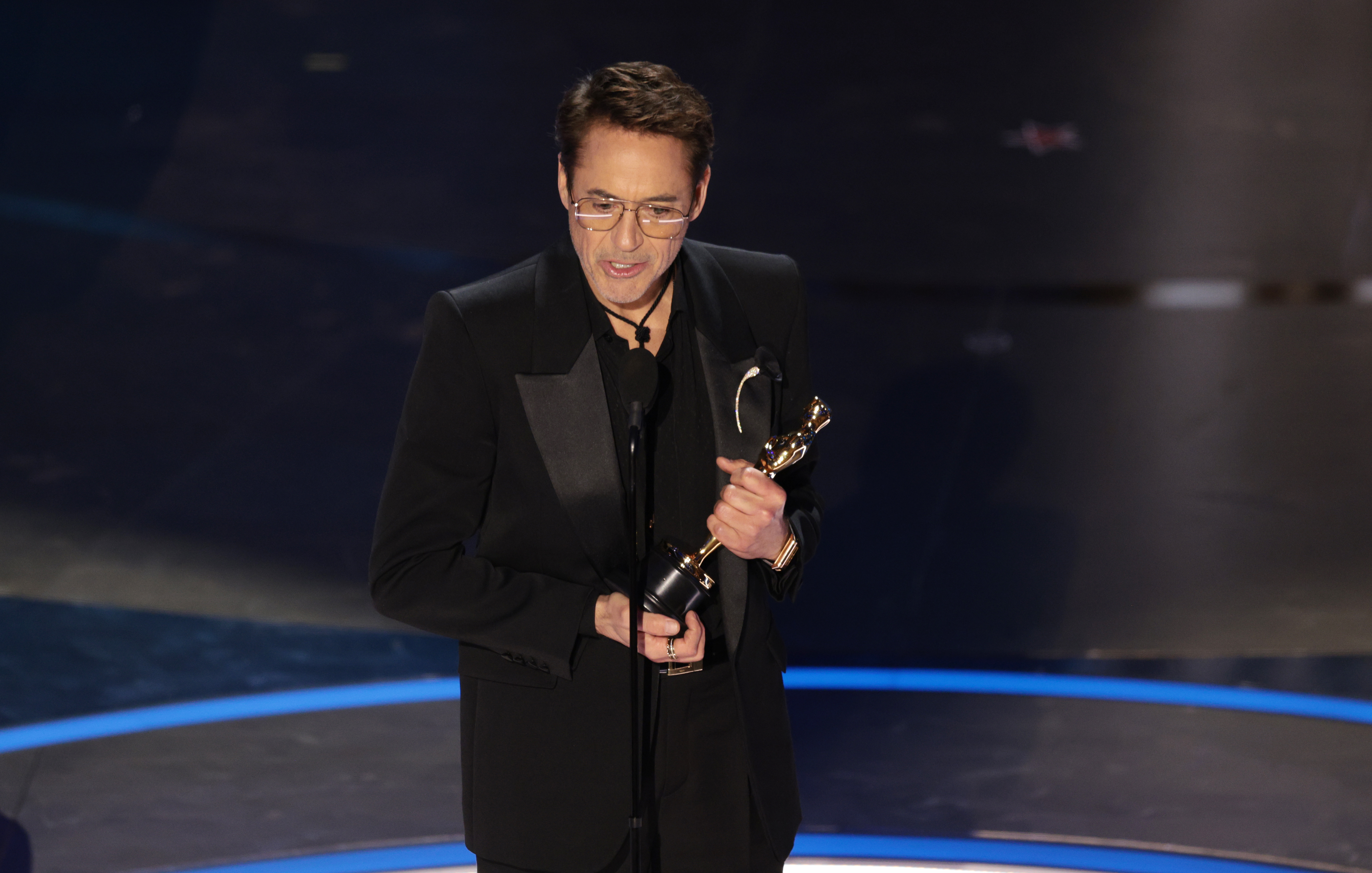 Robert Downey Jr. during the live telecast of the 96th Annual Academy Awards in Hollywood, California, on March 10, 2024. | Source: Getty Images