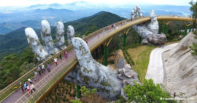 Spectacular bridge has just been opened and it looks like it's from a fairy tale