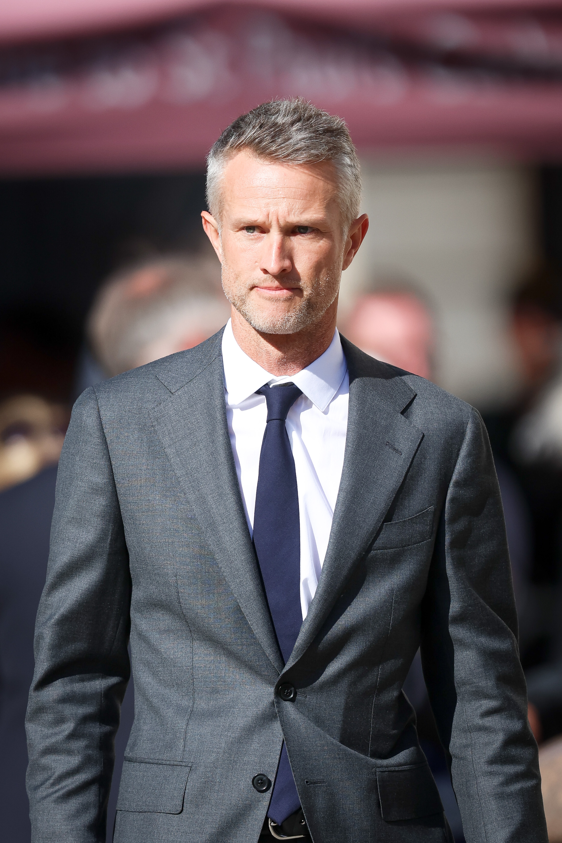 Josh Kettler looks sideways at The Invictus Games Foundation's 10th Anniversary Service in London on May 8, 2024 | Source: Getty Images