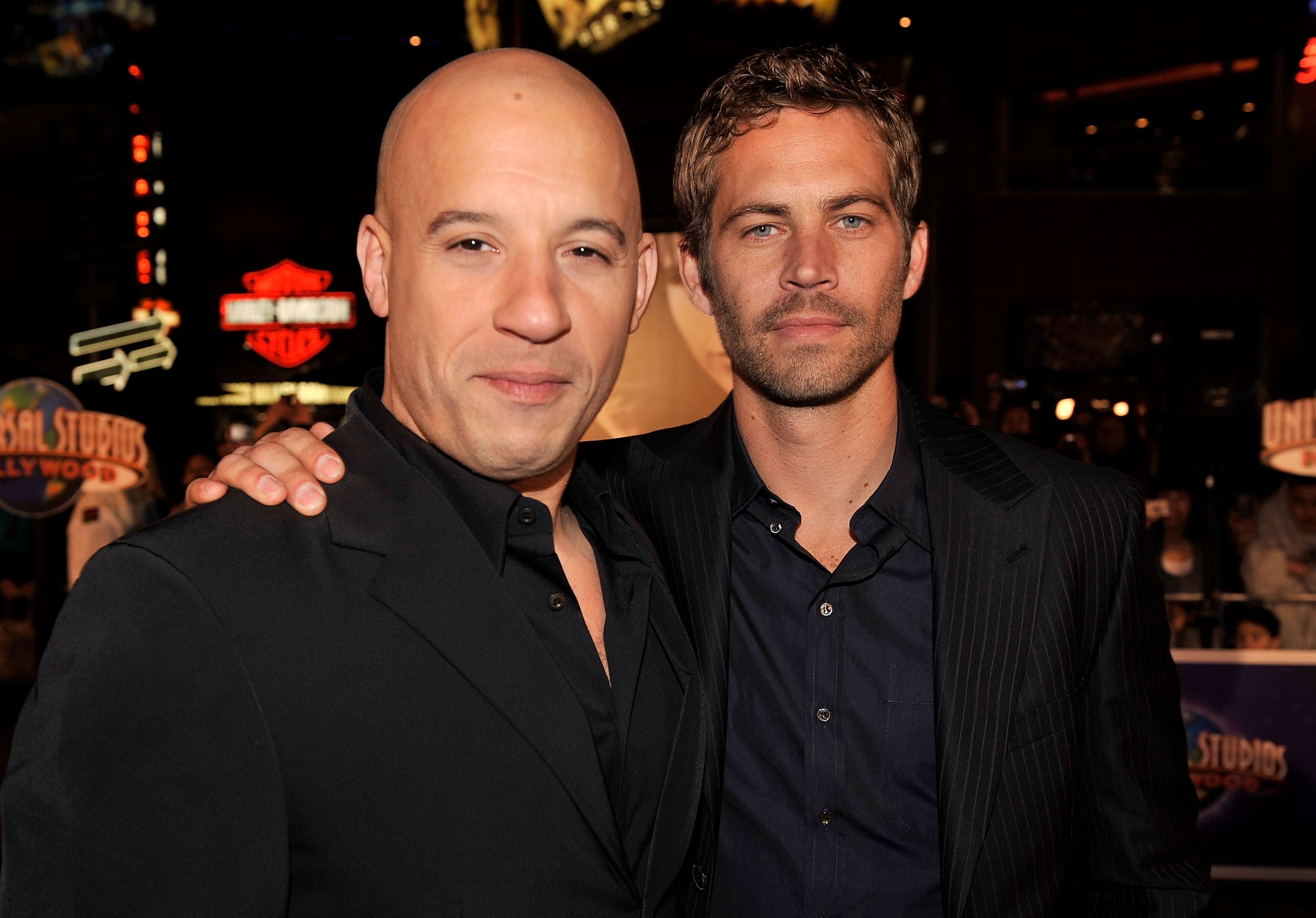 Vin Diesel and Paul Walker at "Fast & Furious" premiere on March 12, 2009 | Source: Getty Images