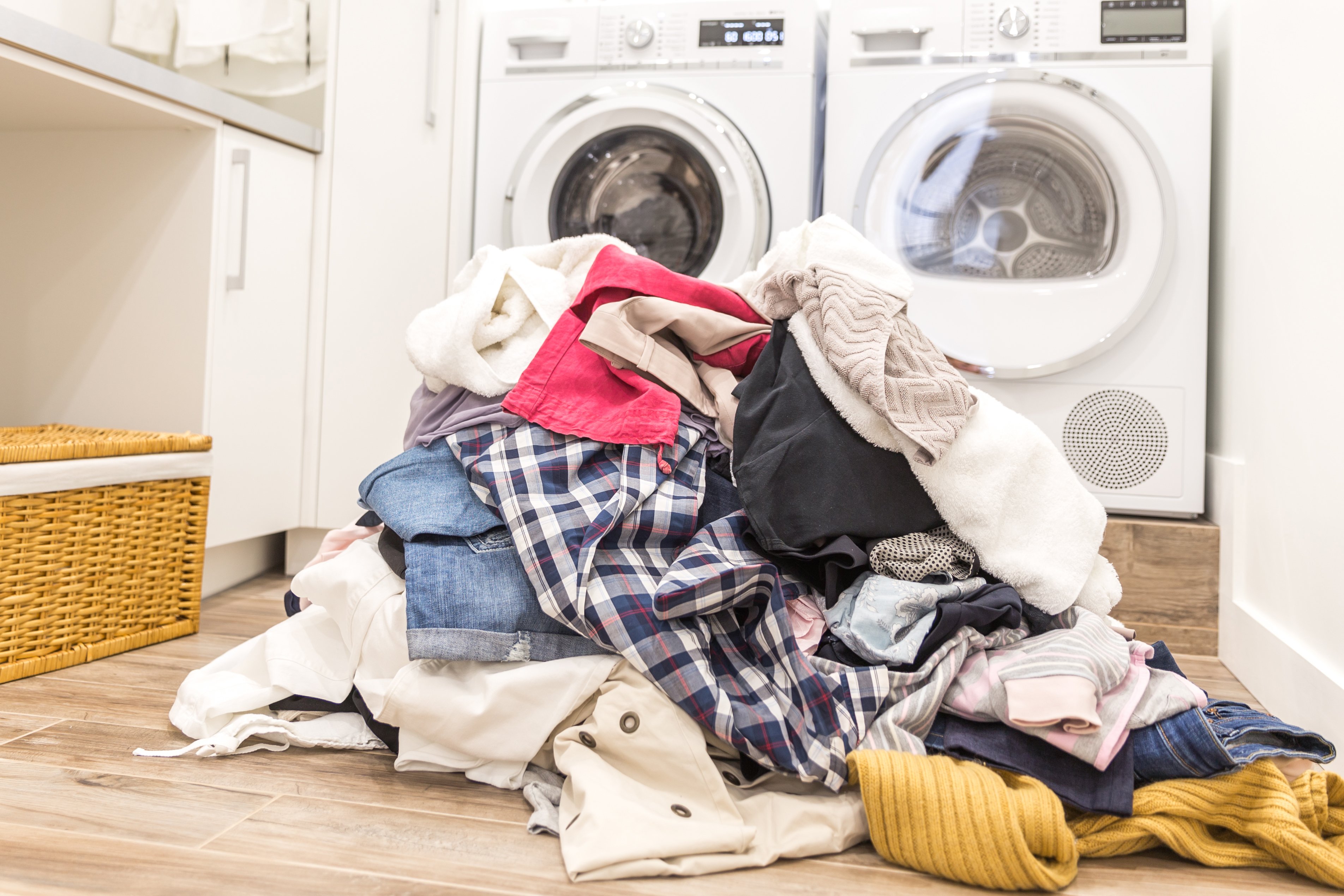 Dirty laundry on the floor. | Photo: Shutterstock