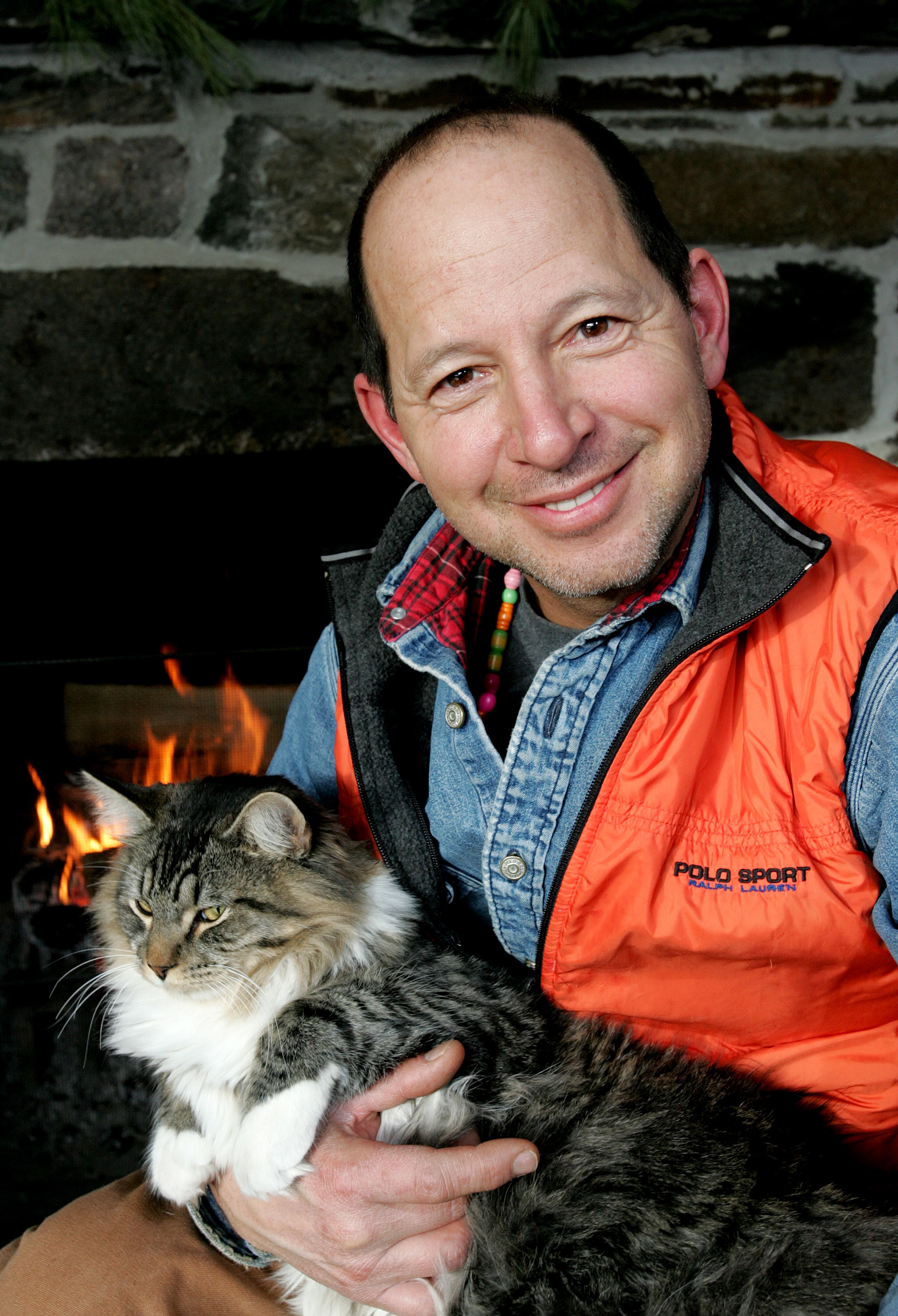 Ron Galotti at home on his 100 arcre farm on January 19, 2005, in North Pomfret, Vermont. | Source: Getty Images