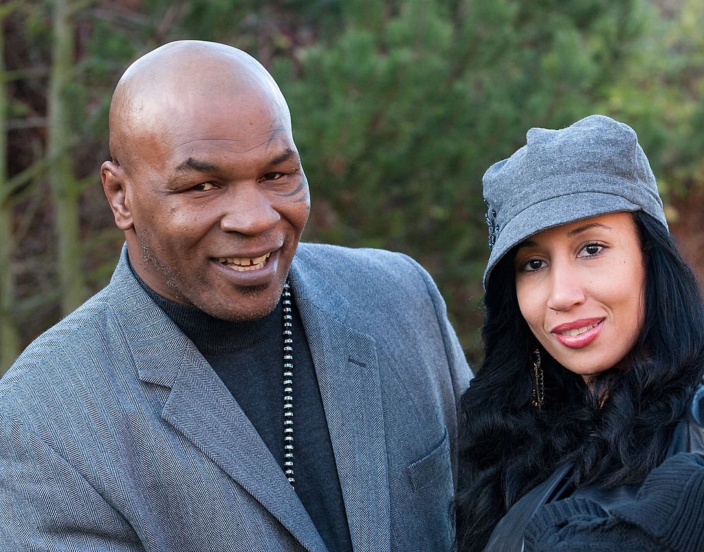 Former professional boxer Mike Tyson (R) and wife, Lakiha Spicer, attend the premiere of Well Go USA Entertainment's 'Ip Man 3' at Pacific Theatres at The Grove | Getty Images