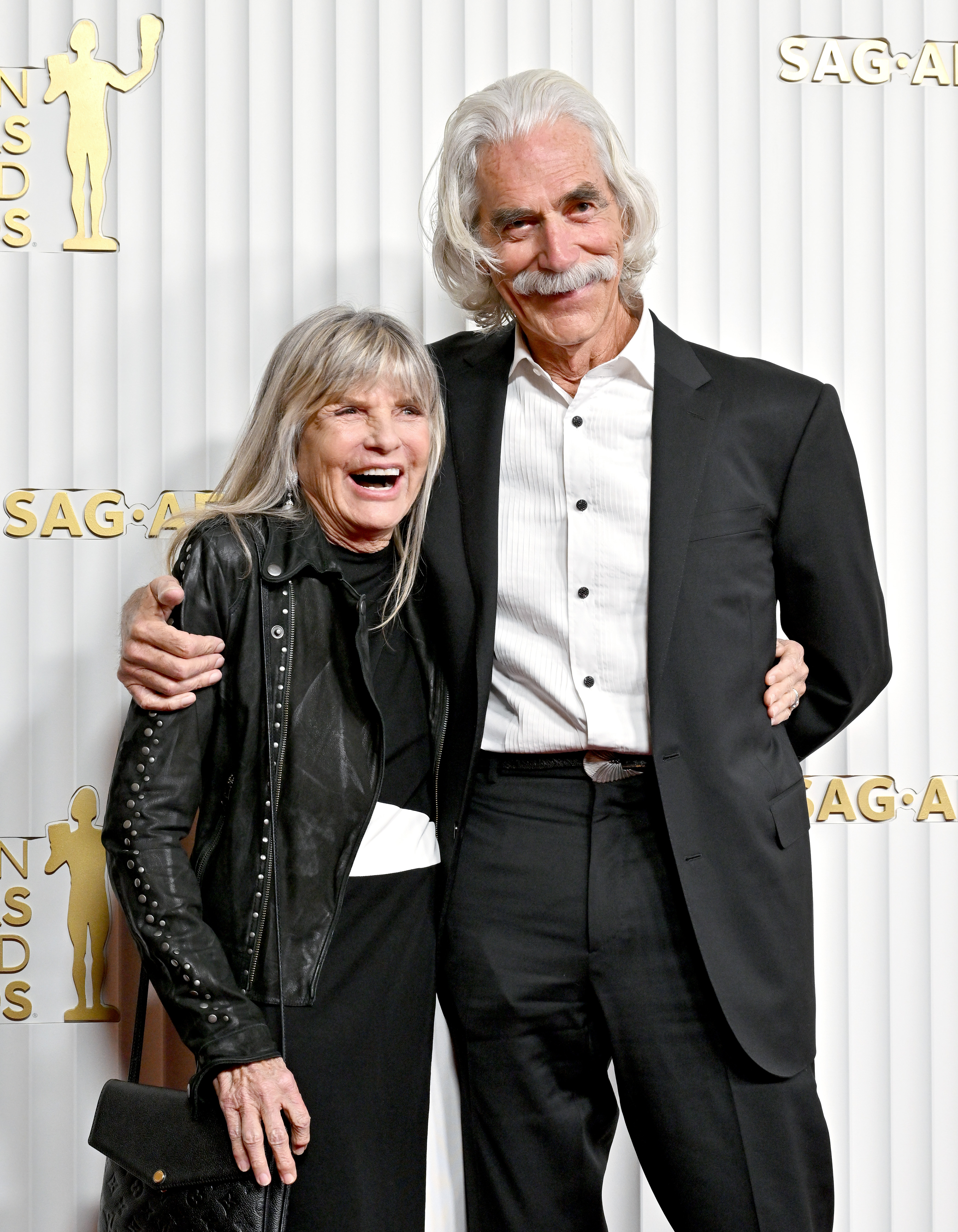 Katharine Ross and Sam Elliott at the Annual Screen Actors Guild Awards on February 26, 2023, in Los Angeles.│Source: Getty Images