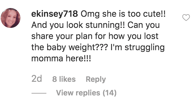 Fan compliments Jessica Simpson on her weight loss as she poses with her daughter Birdie Mae Johnson | Source: instagram.com/jessicasimpson