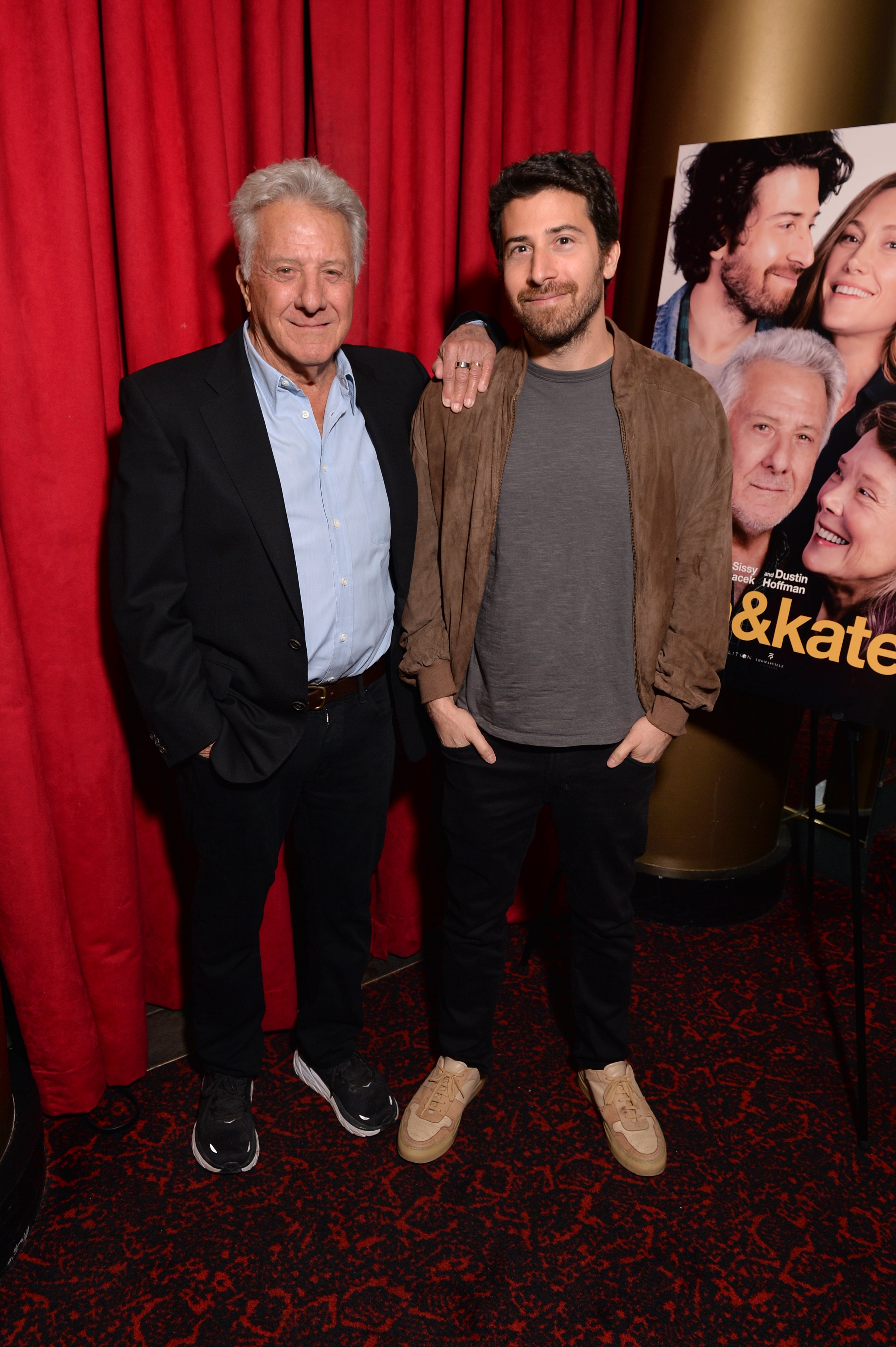 Dustin and Jake Hoffman at the "Sam & Kate" Los Angeles screening on November 17, 2022, in Beverly Hills, California | Source: Getty Images