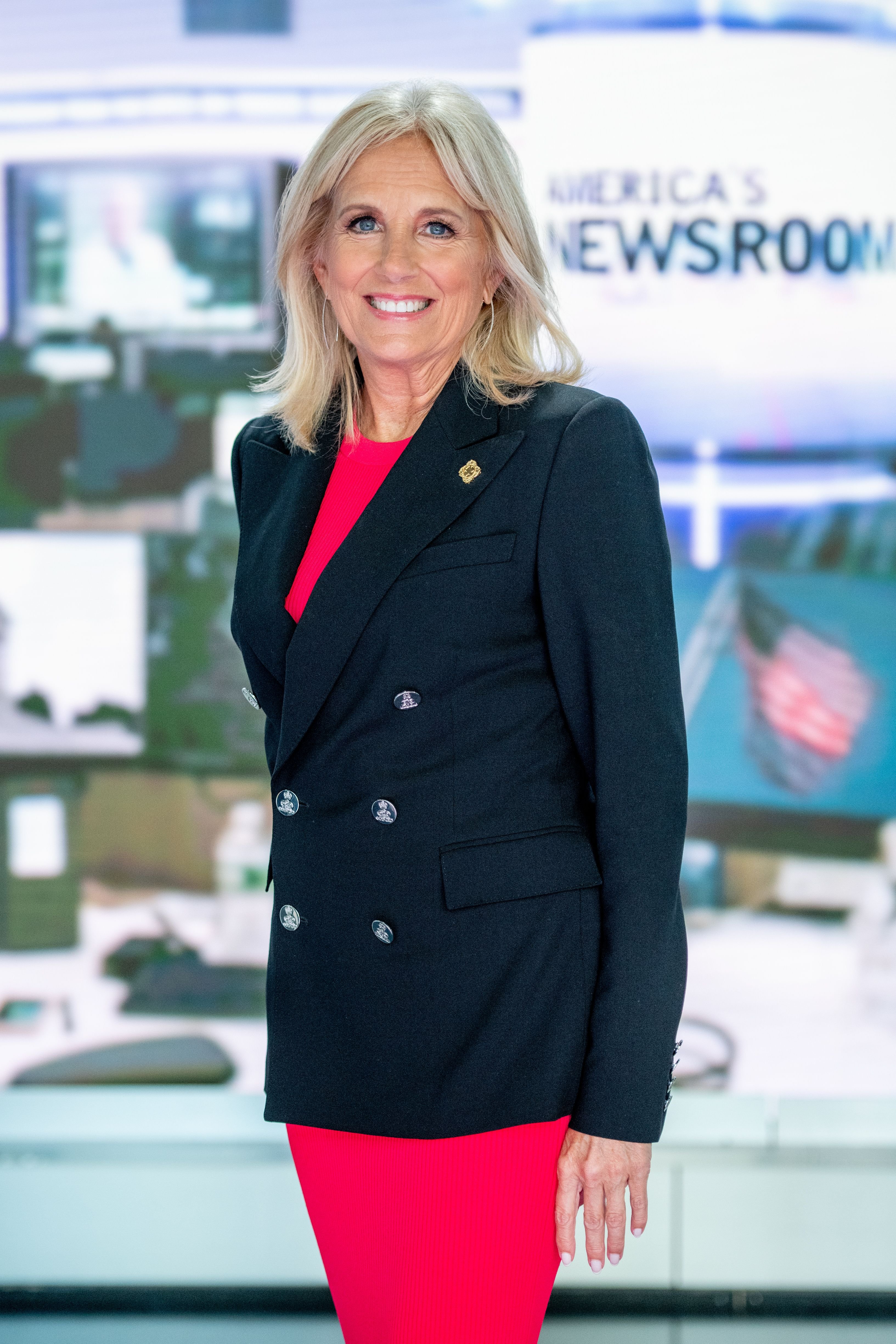 Dr. Jill Biden visits "America's Newsroom" at Fox News Channel Studios on September 6, 2018 | Photo: Getty Images