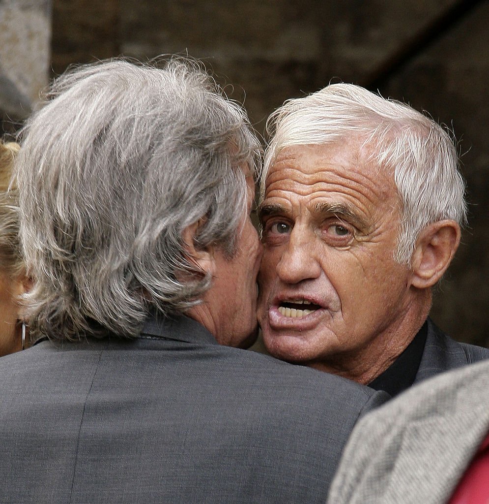Alain Delon et Jean-Paul Belmondo. l Source : Getty Images