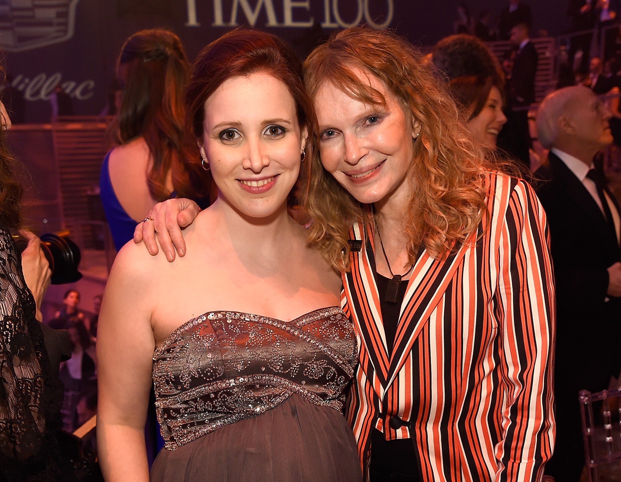 Dylan Farrow and Mia Farrow at the 2016 Time 100 Gala,in 2016, in New York City. | Source: Getty Images
