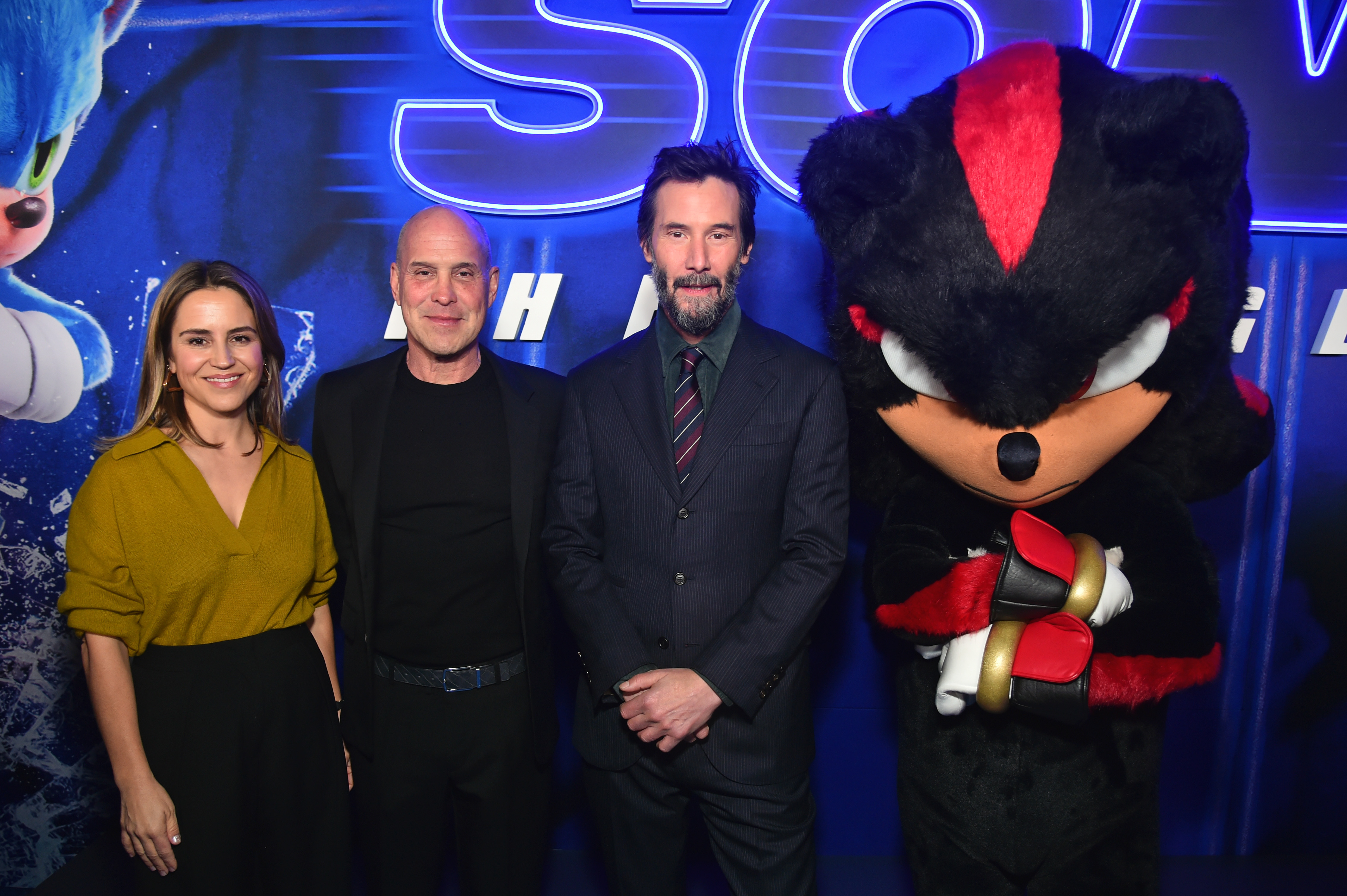 Daria Cercek, Brian Robbins, and Keanu Reeves on December 16, 2024, in Hollywood, California | Source: Getty Images