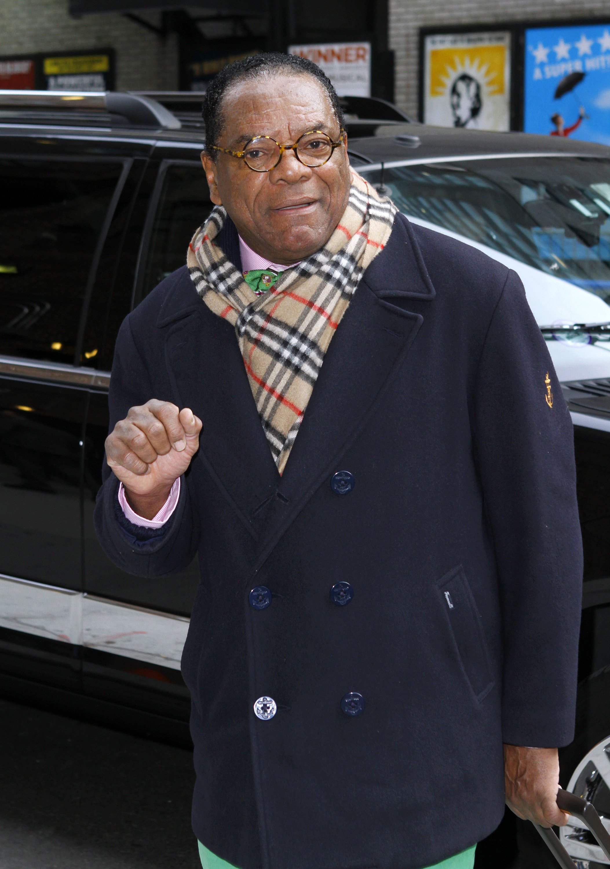 John Witherspoon visiting the "Late Show with David Letterman" in 2012. | Photo: Getty Images