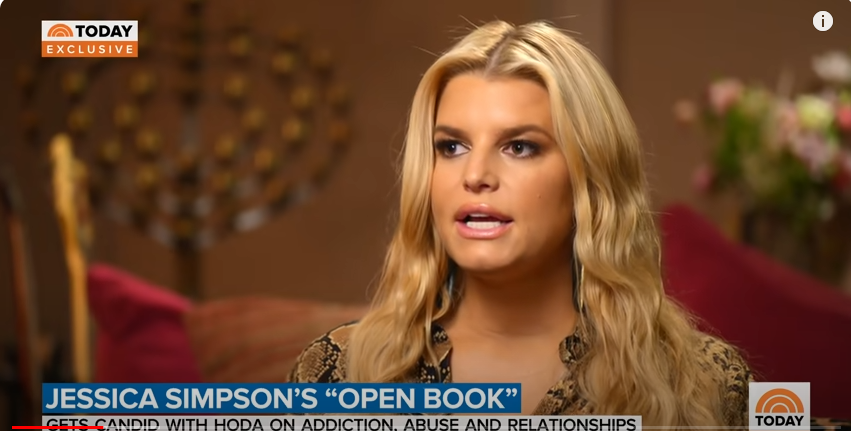 A screenshot of Jessica Simpson from a video posted on January 29, 2020 | Source: YouTube/@TODAY