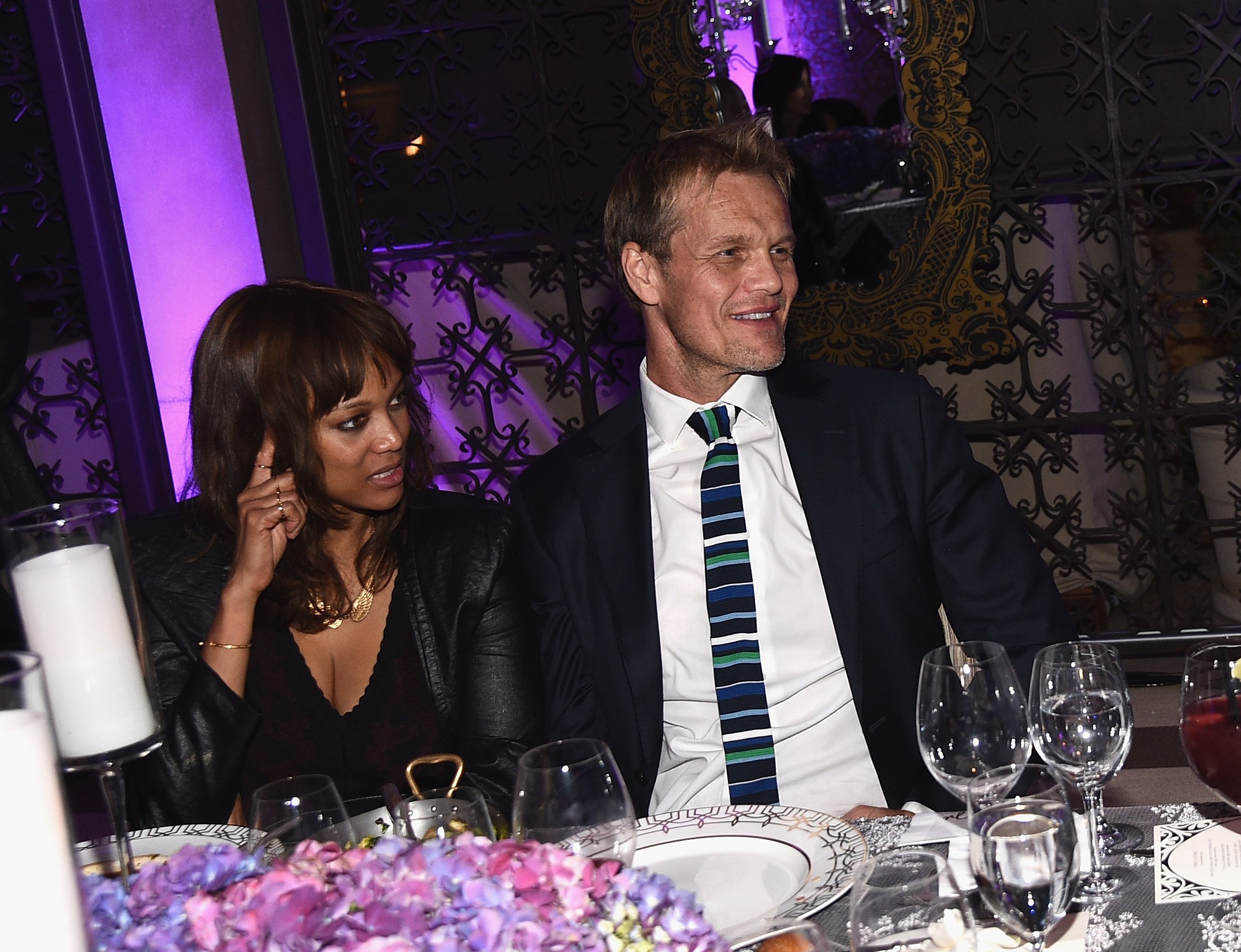 Tyra Banks and photographer Erik Asla attends the August Getty Atelier Dinner at the Montage Hotel Rooftop Grill on November 19, 2014 in Beverly Hills, California | Photo: GettyImages