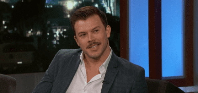 Jimmy Tatro during an interview with Jimmy Kimmel in December 2018 | Photo: YouTube/Jimmy Kimmel Live