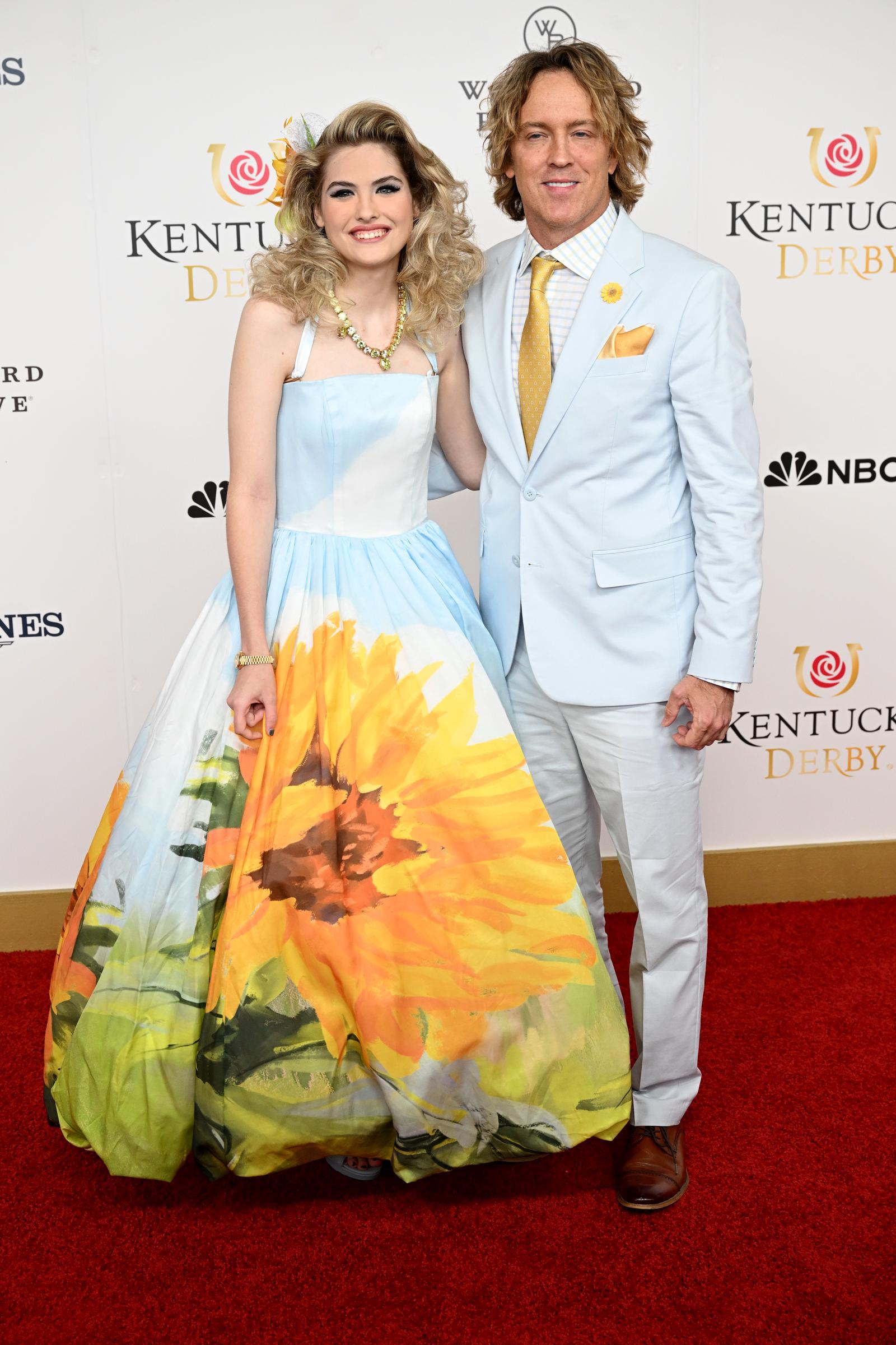 Dannielynn Birkhead and Larry Birkhead attend the 149th Kentucky Derby at Churchill Downs on May 6, 2023, in Louisville, Kentucky.