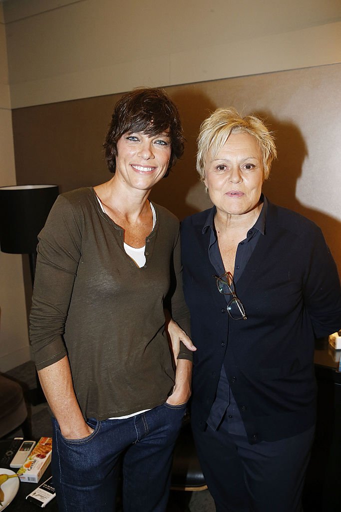 Anne Le Nen and Muriel Robin en décembre 2016. Photo : Getty Images