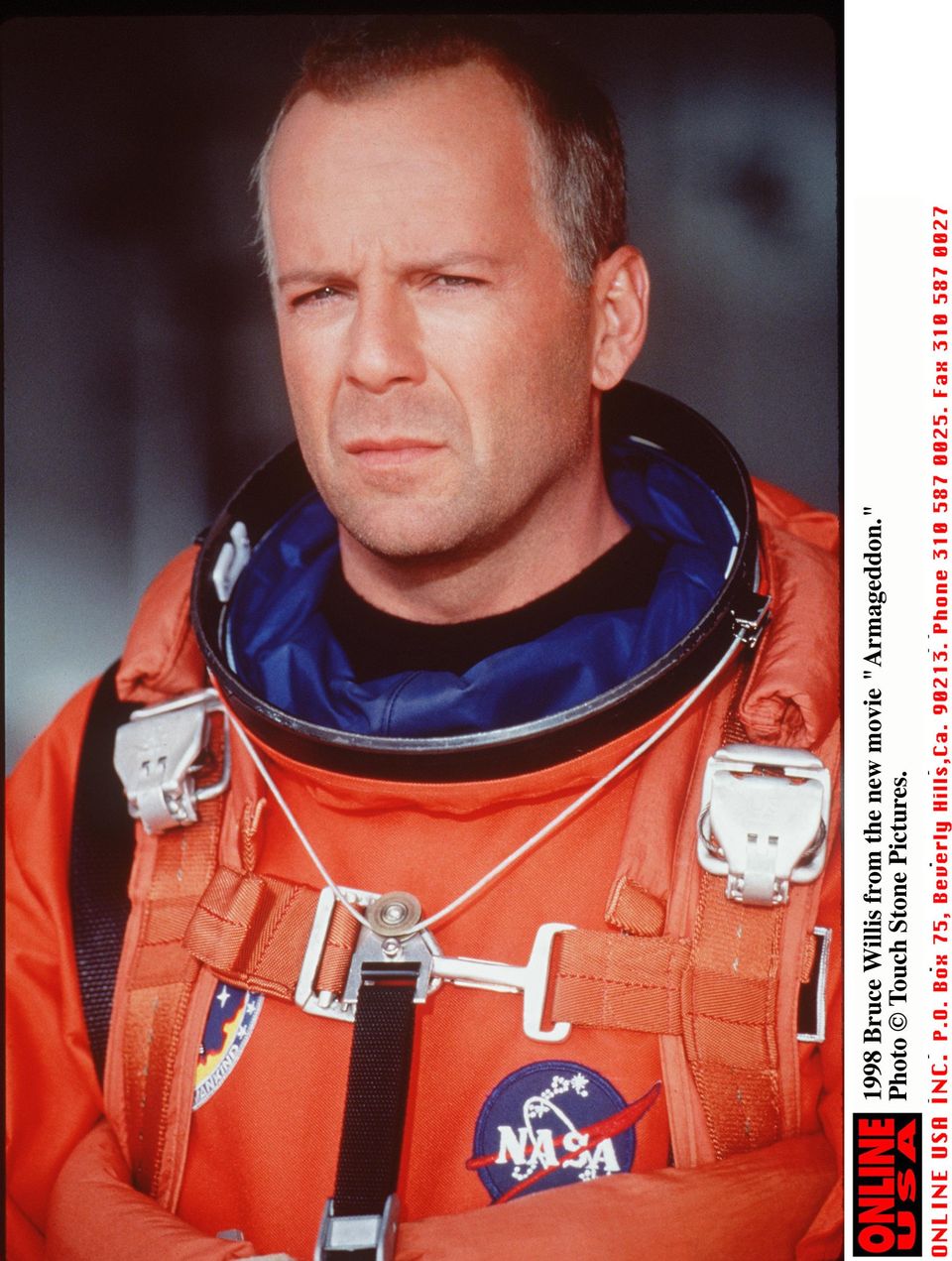 1998 Bruce Willis In "Armageddon." | Source: Getty Images