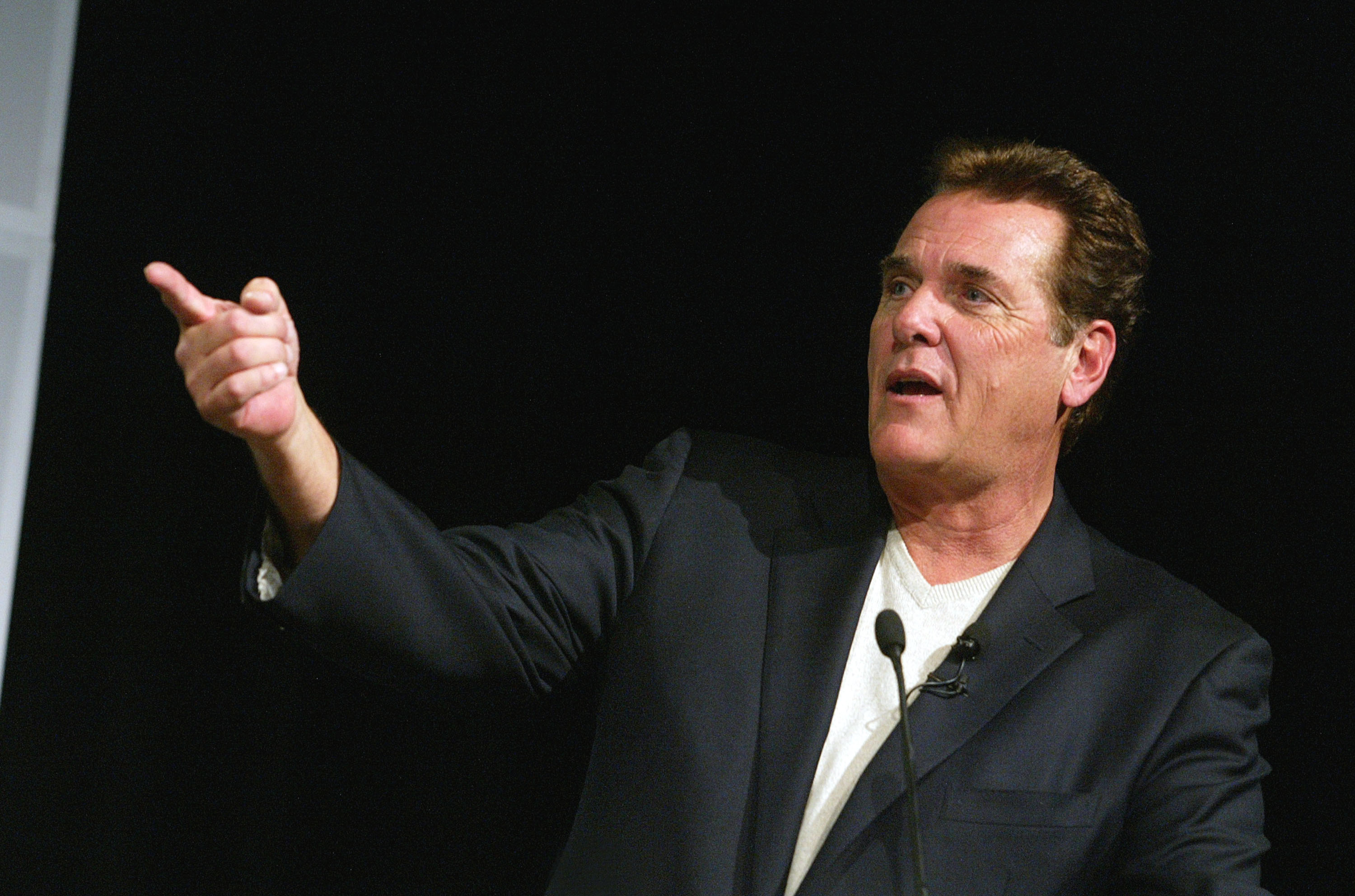 Chuck Woolery  at the "Game Show Networks 2003 Winter TCA Tour" in Los Angeles on Wednesday, January on 8, 2003. | Source: Getty Imagges